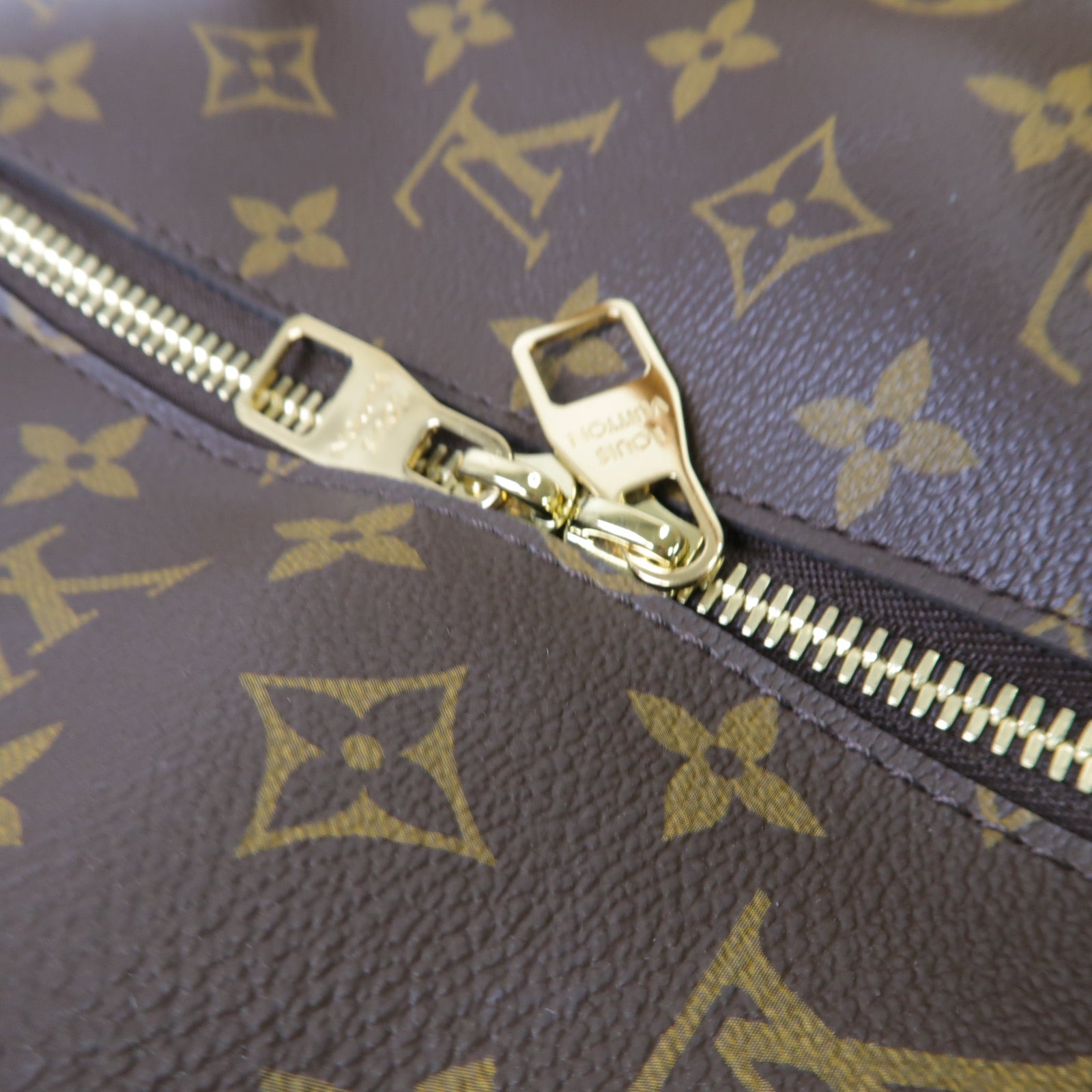 LOUIS VUITTON Monogram Marais MM金扣肩背袋棕色