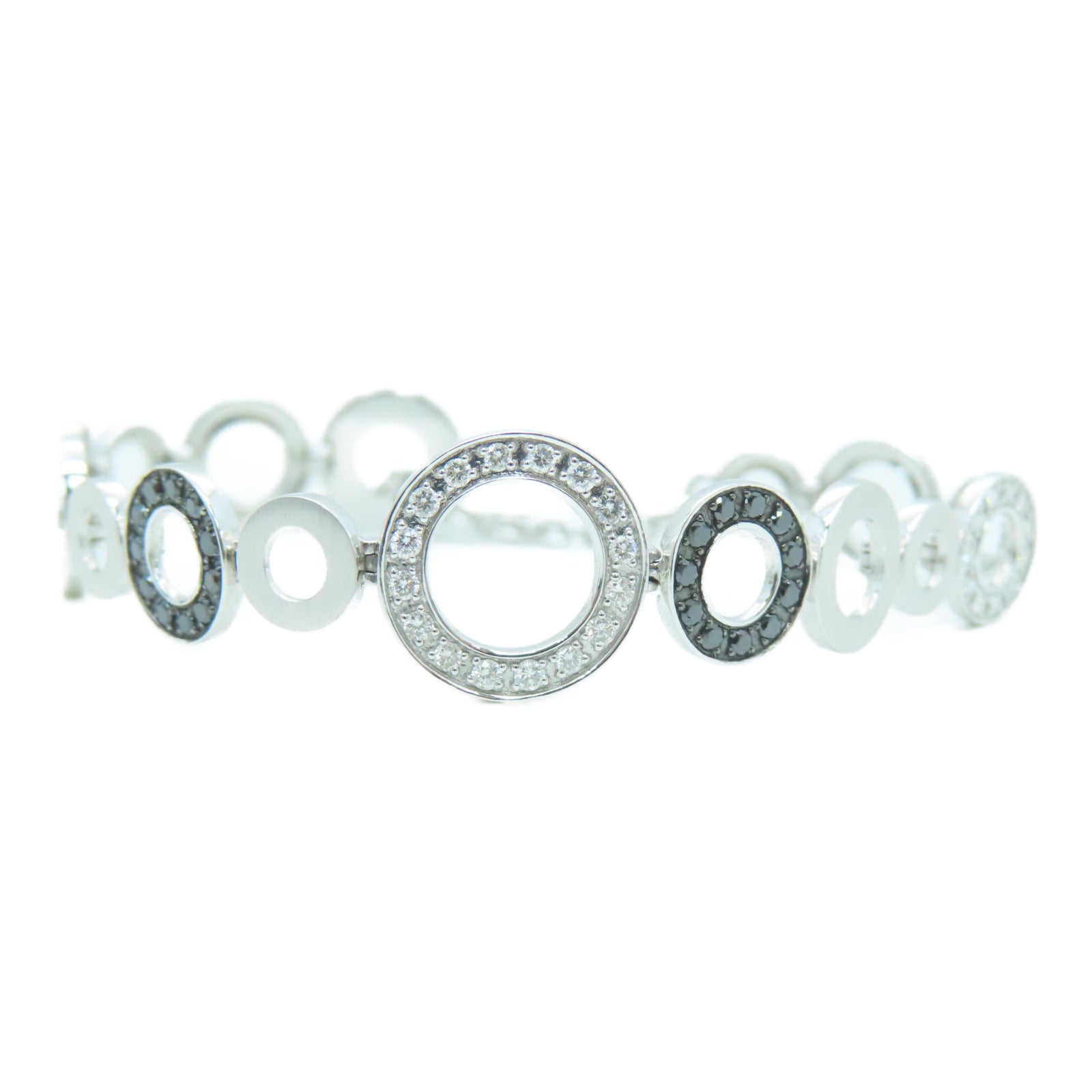 JEWELRY 18K白金Diamond Bracelet 0.36/0.27ct钻石手环