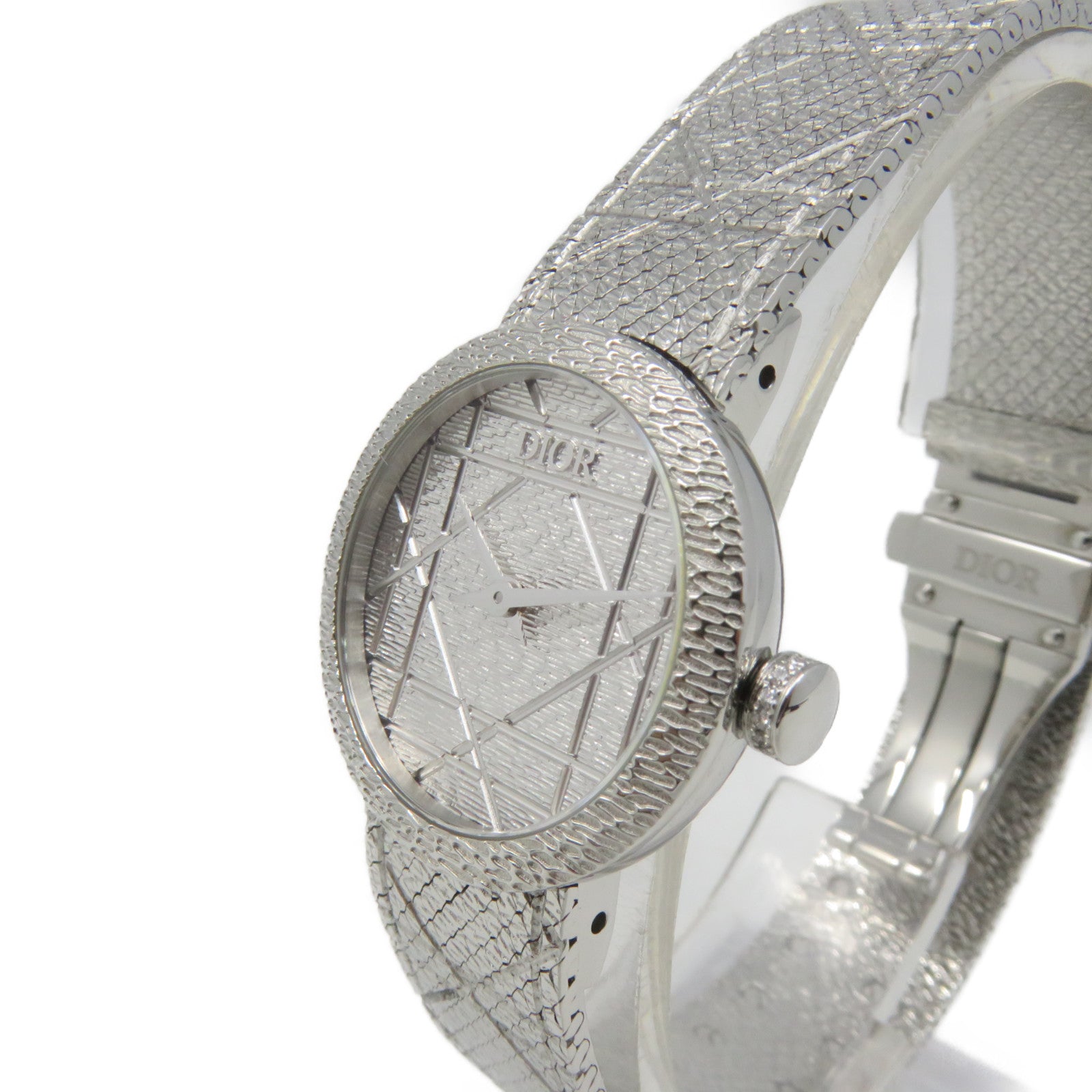 Dior La D My Dior Watch不鏽鋼石英機芯手錶銀色