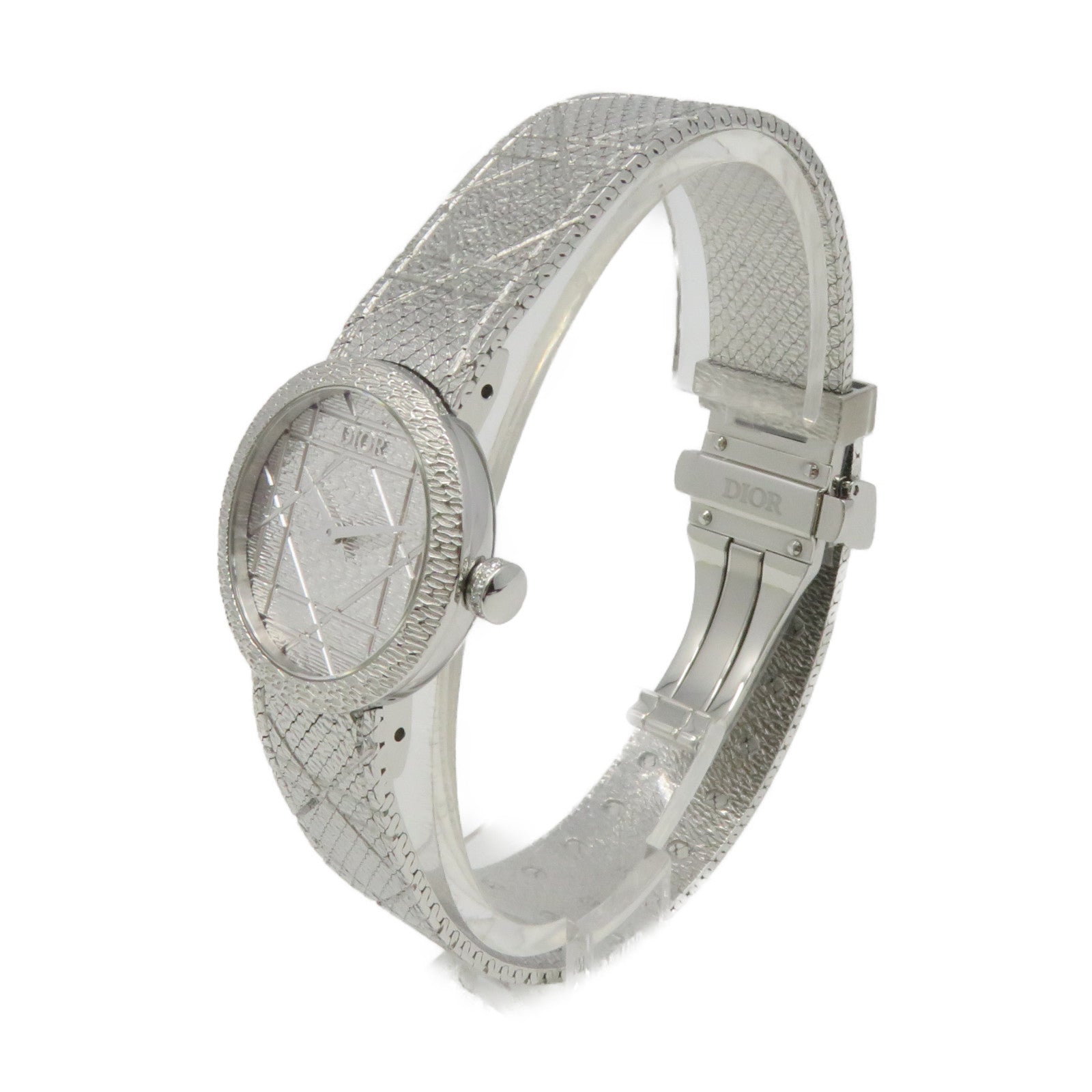 Dior La D My Dior Watch不鏽鋼石英機芯手錶銀色