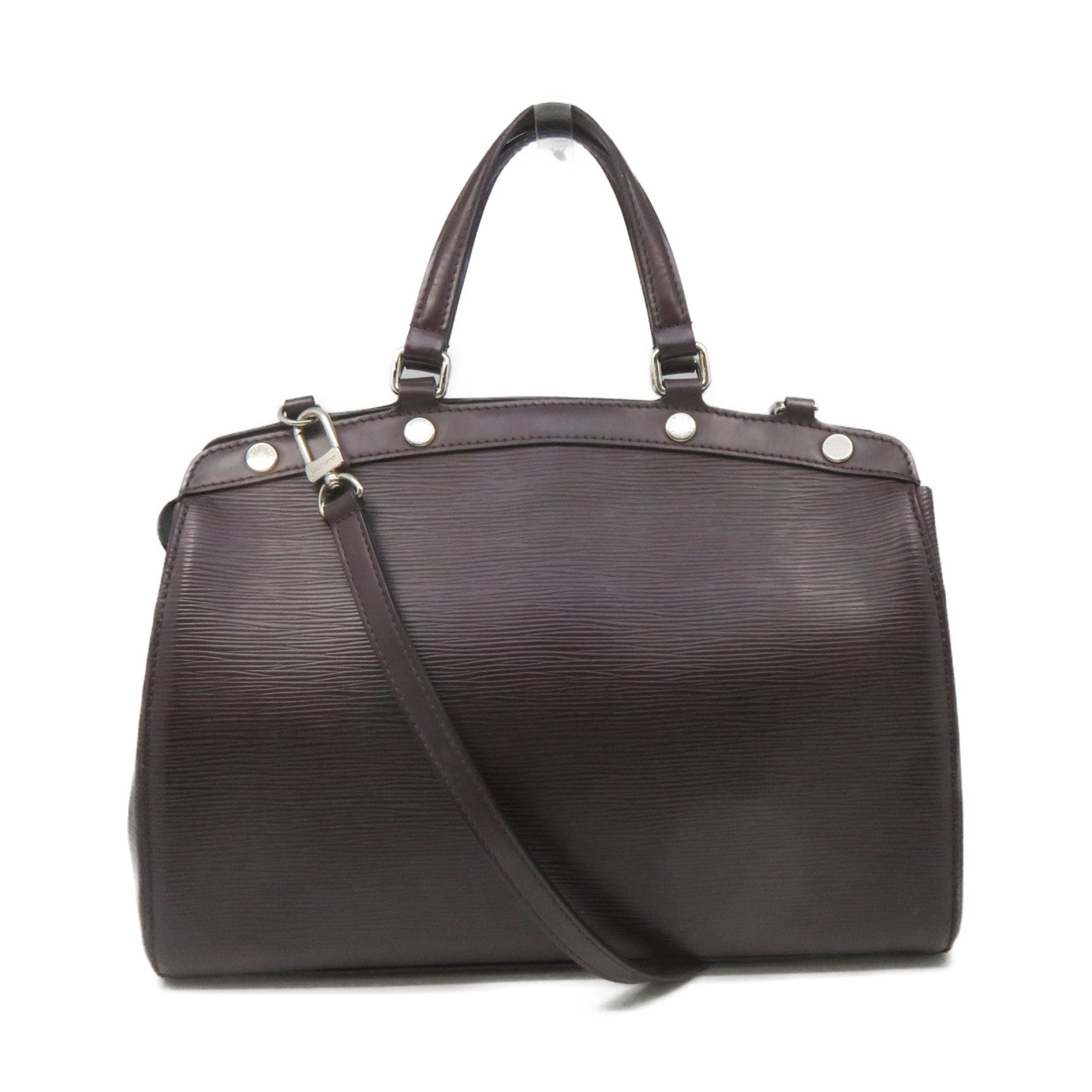 LOUIS VUITTON Epi Brea MM 2Way Shoulder Bag Purple