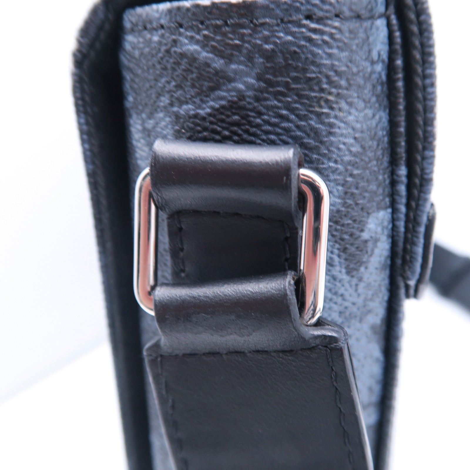 LOUIS VUITTON Monogram Pastel Trunk銀扣肩背袋黑色