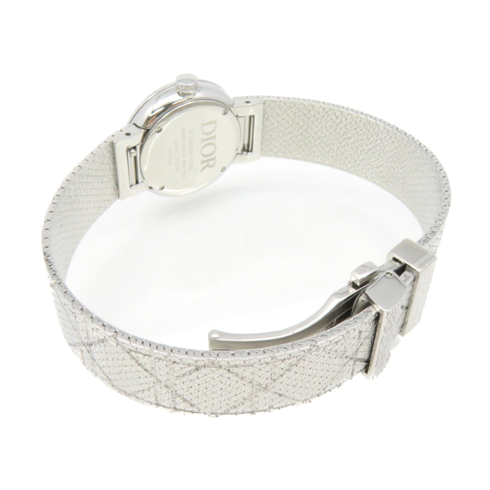 Dior La D My Dior Watch不鏽鋼石英機芯手錶銀色