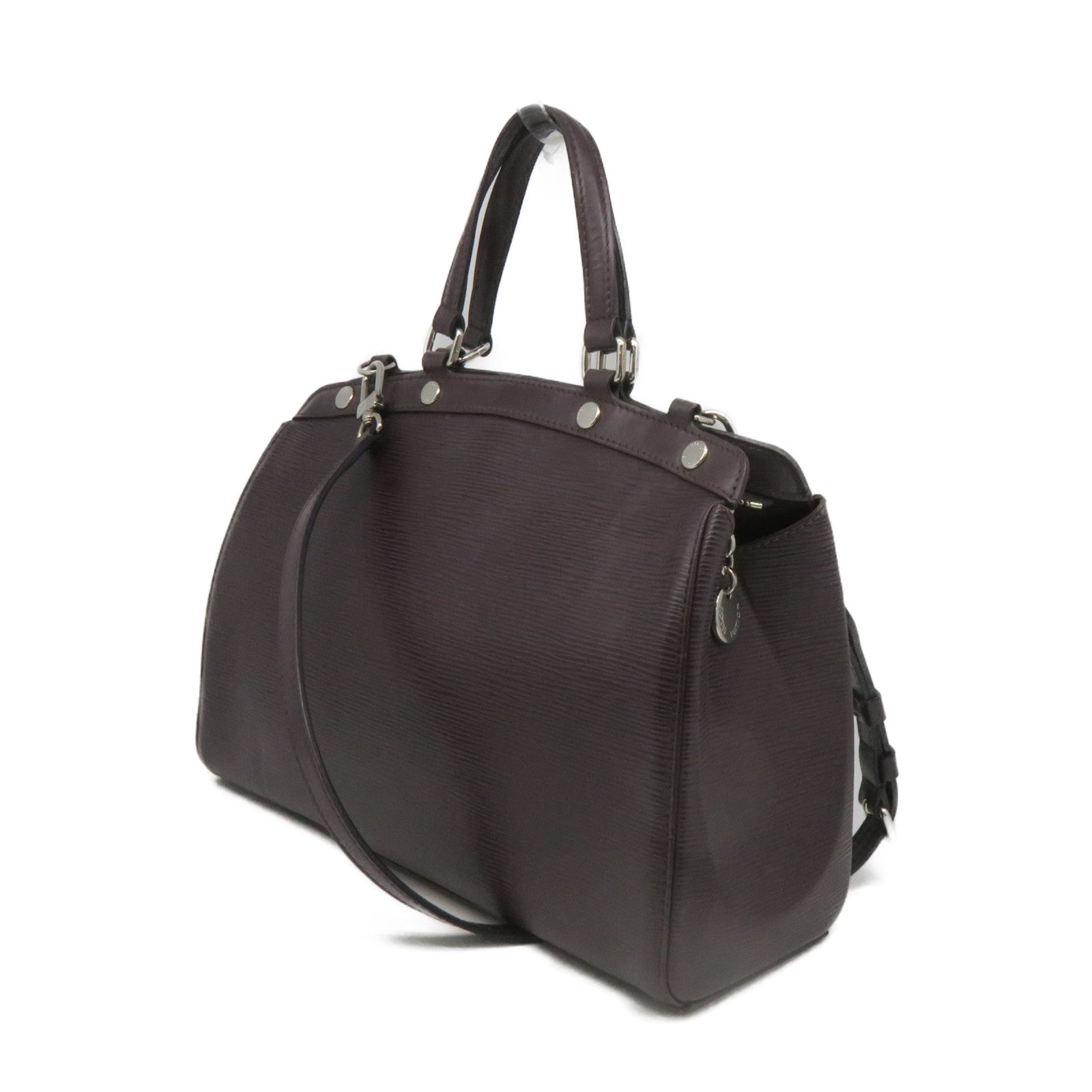 LOUIS VUITTON Epi Brea MM 2Way Shoulder Bag Purple