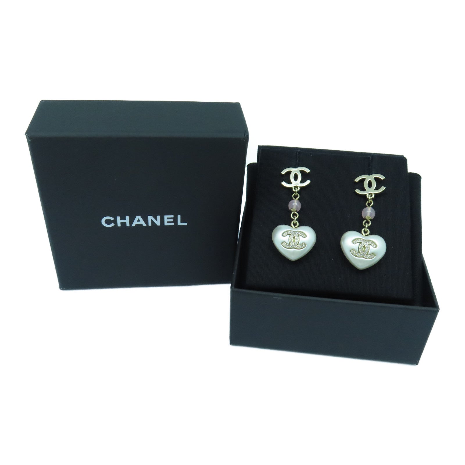 CHANEL 金屬/珍珠Earrings耳環金色/銀色/粉紅色