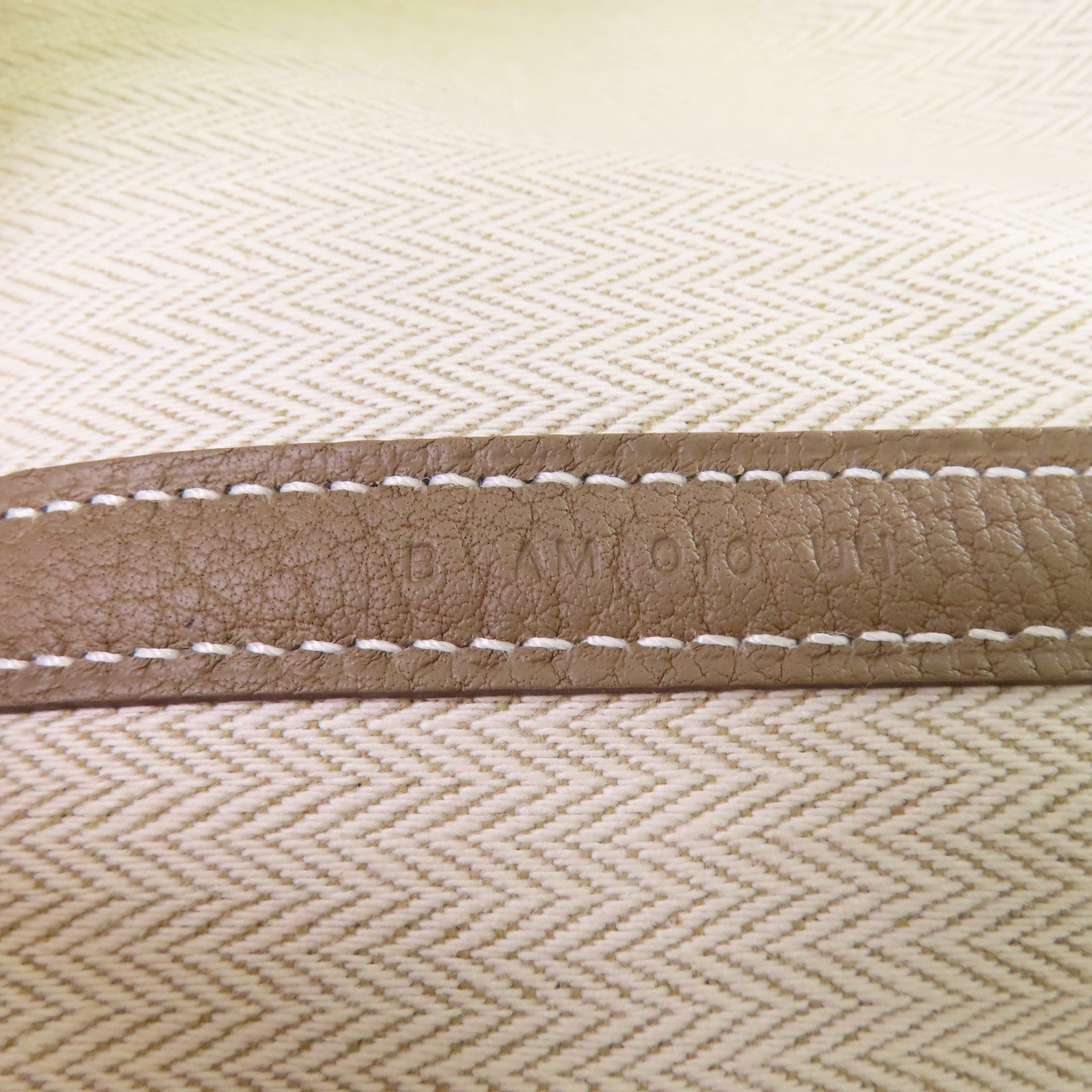 HERMES Negonda皮革Garden Party PM Tote Bag銀扣手挽袋Etoupe大象灰色