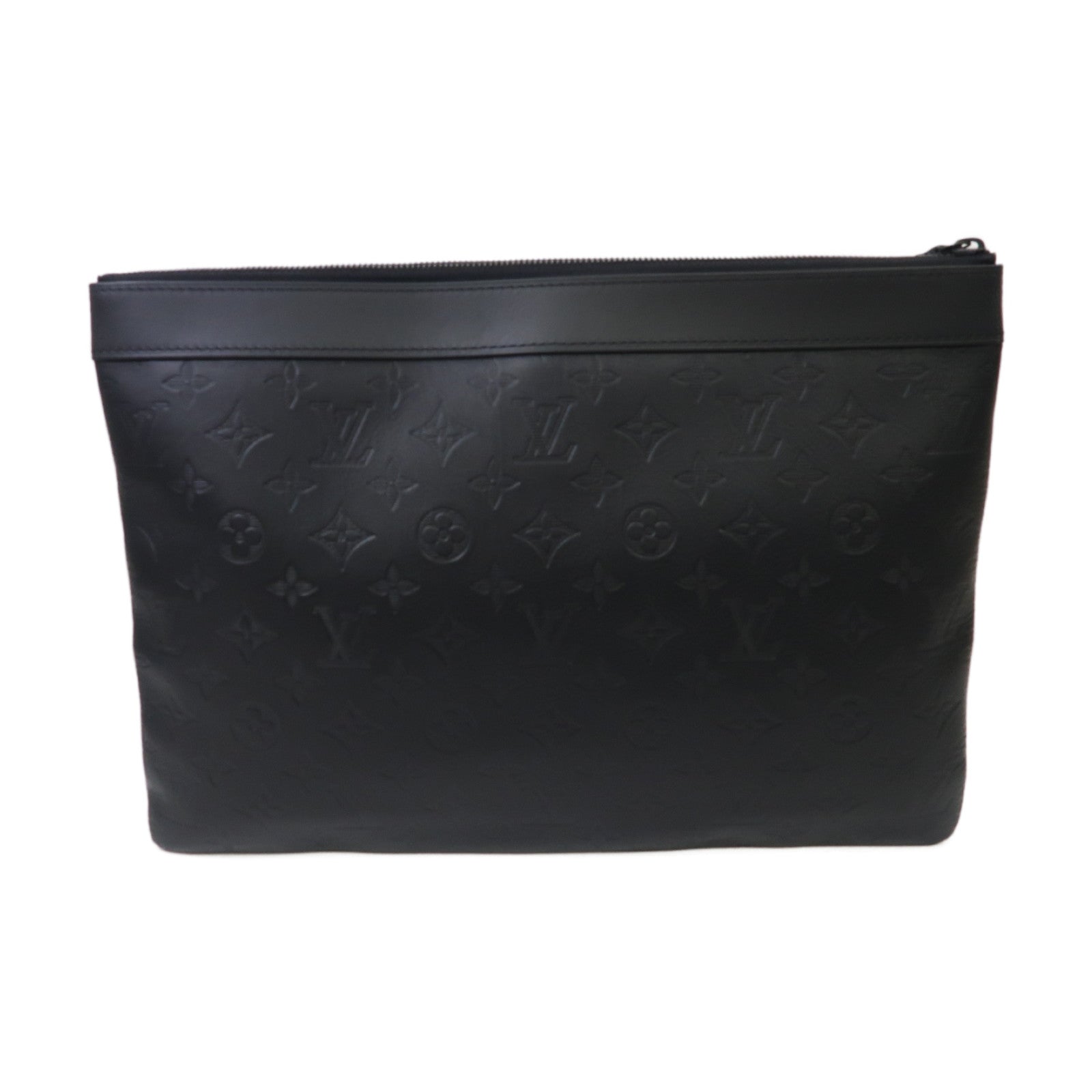 LOUIS VUITTON Monogram Shadow Discovery Pochette手拿包黒色