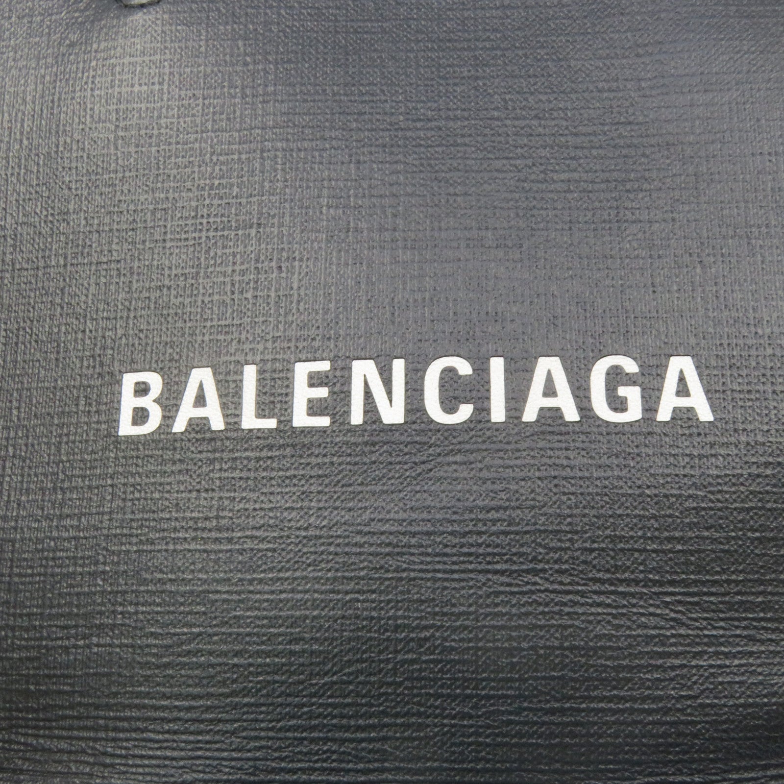 BALENCIAGA cowhide leather XXS Shopping Tote 2way Bag handle shoulder bag black