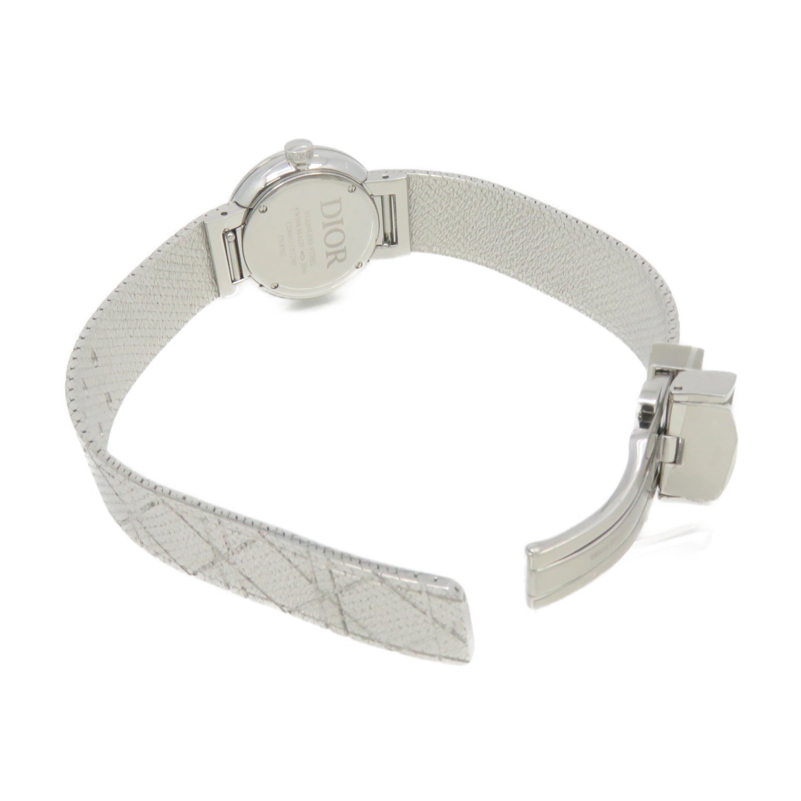 Dior La D My Dior Watch不鏽鋼石英機芯手錶銀色
