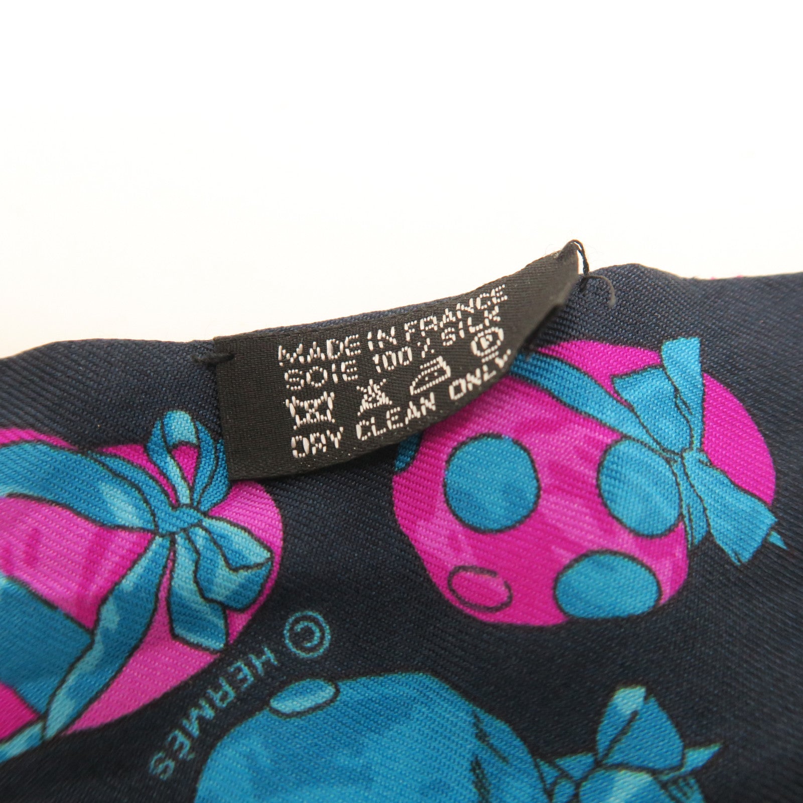 HERMES Silk Twilly Scarf Multicolor