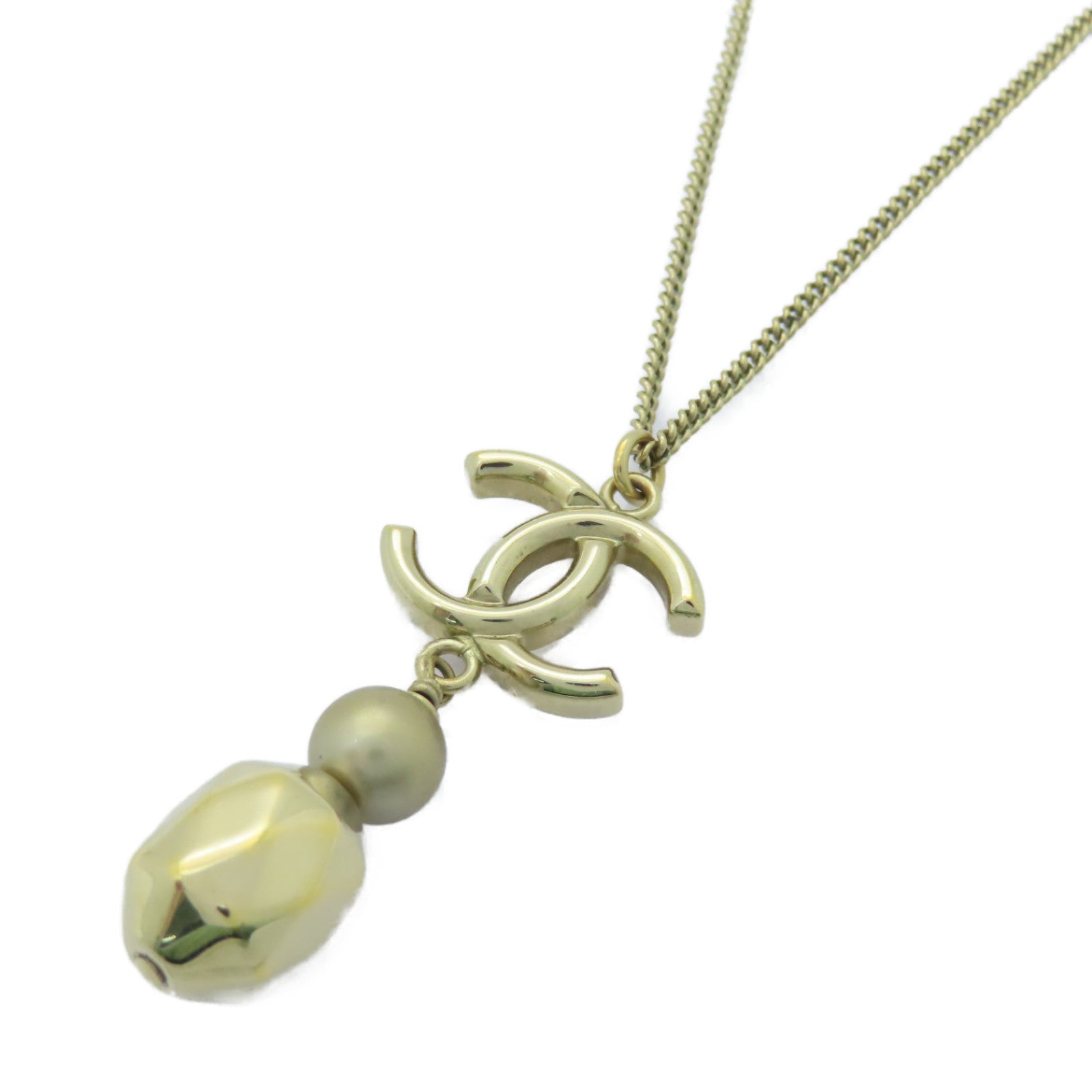 CHANEL 金屬Necklace項鍊金色