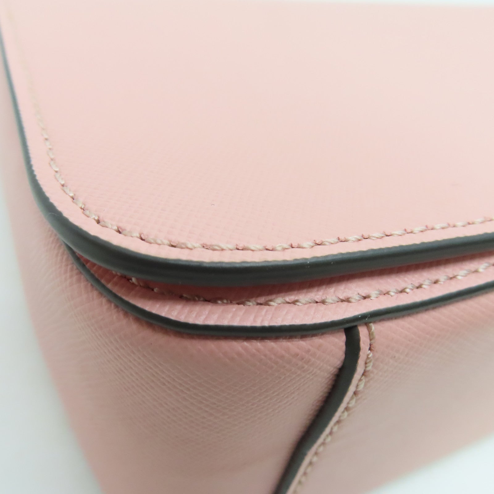 Tory Burch 牛皮皮革Chain Shoulder金扣链带肩背袋粉红色