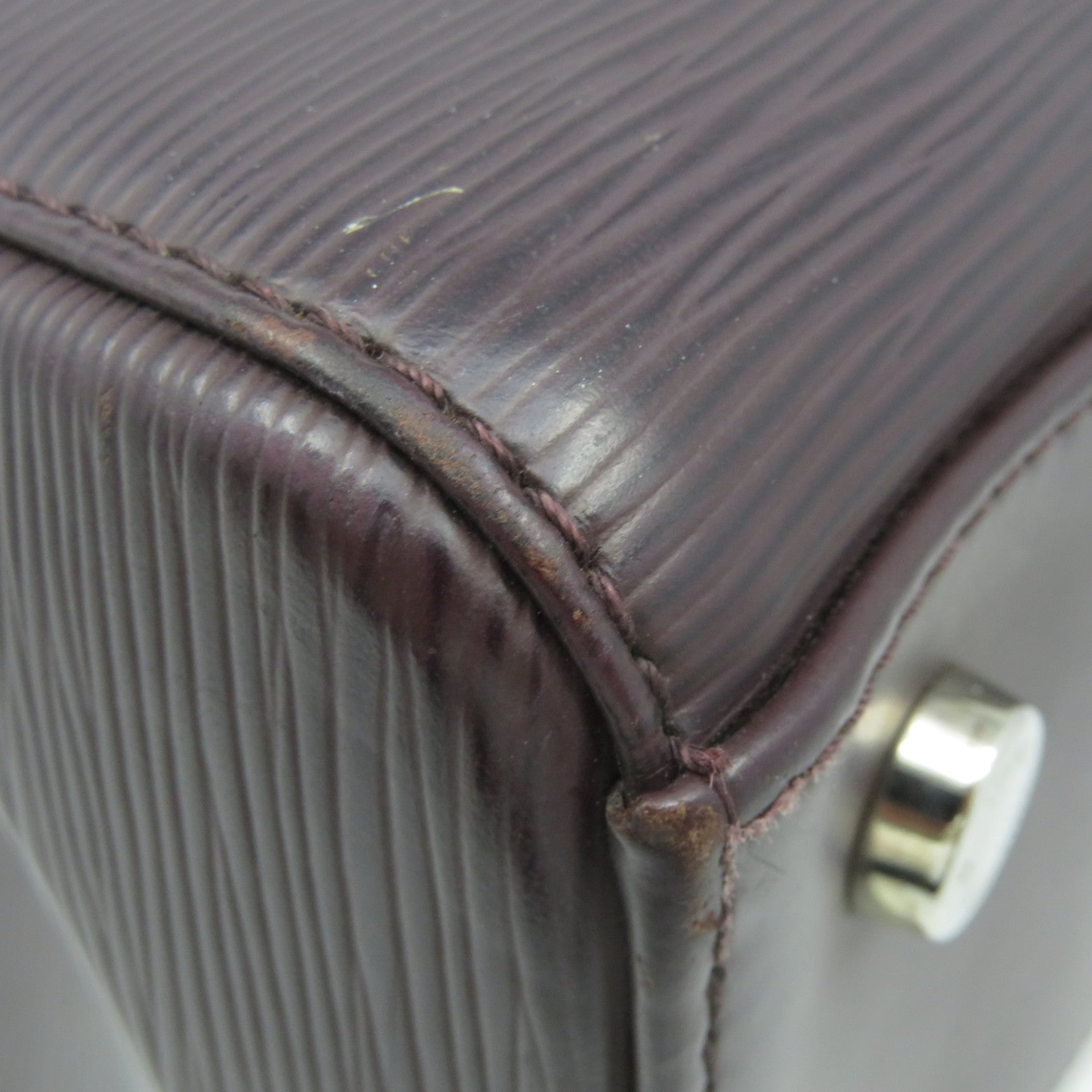 LOUIS VUITTON Epi Brea MM 2Way Shoulder Bag Purple