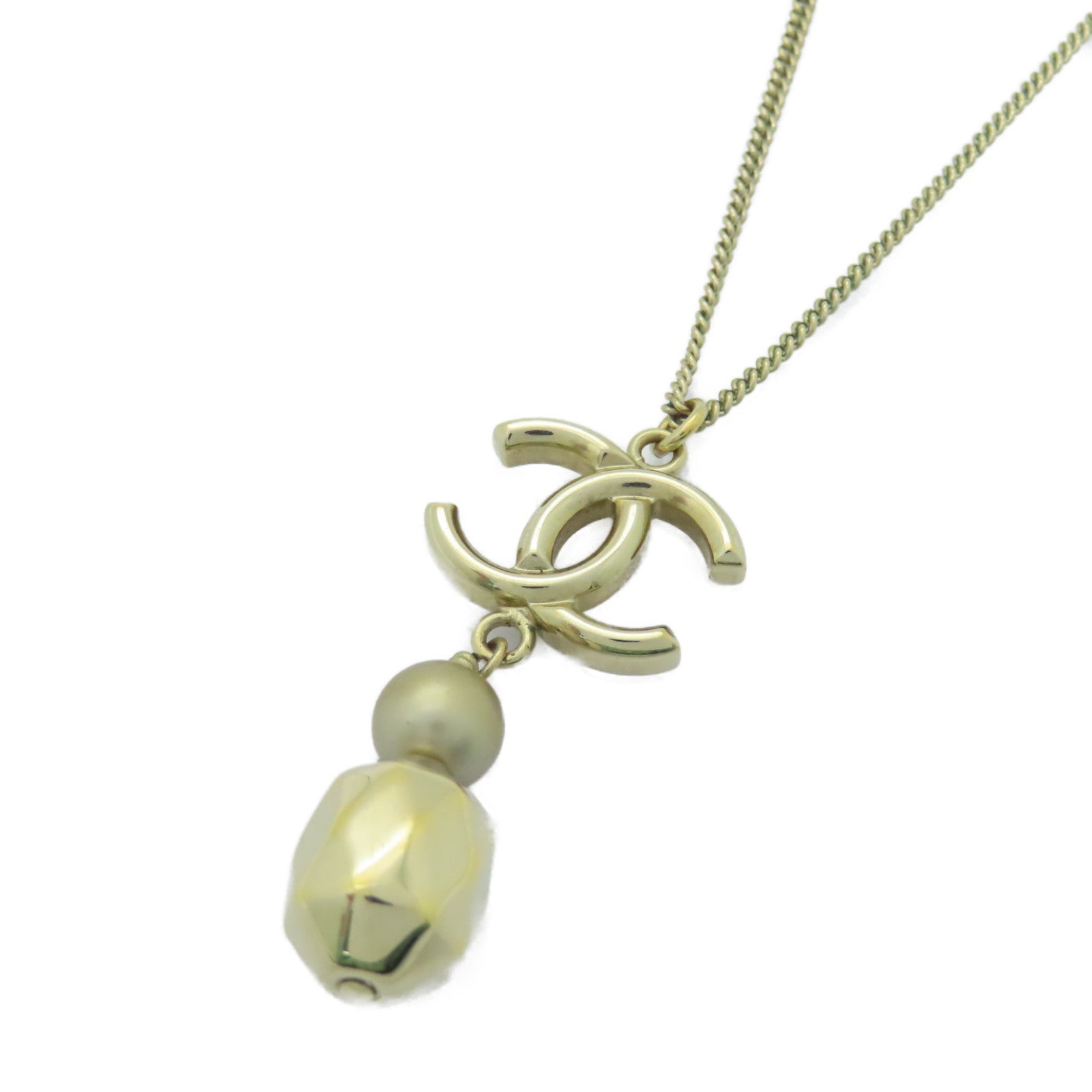 CHANEL 金屬Necklace項鍊金色