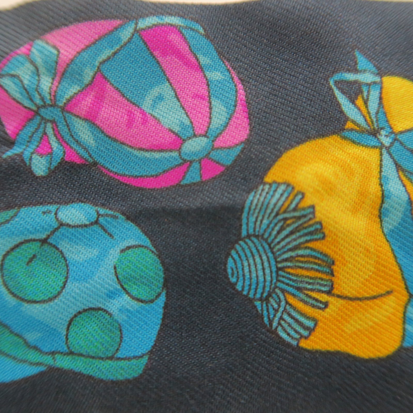 HERMES Silk Twilly Scarf Multicolor