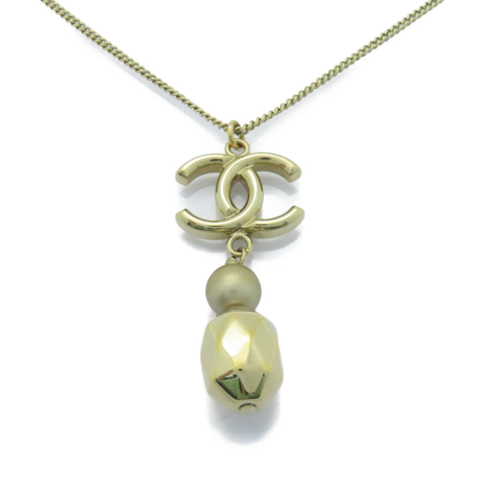 CHANEL 金屬Necklace項鍊金色