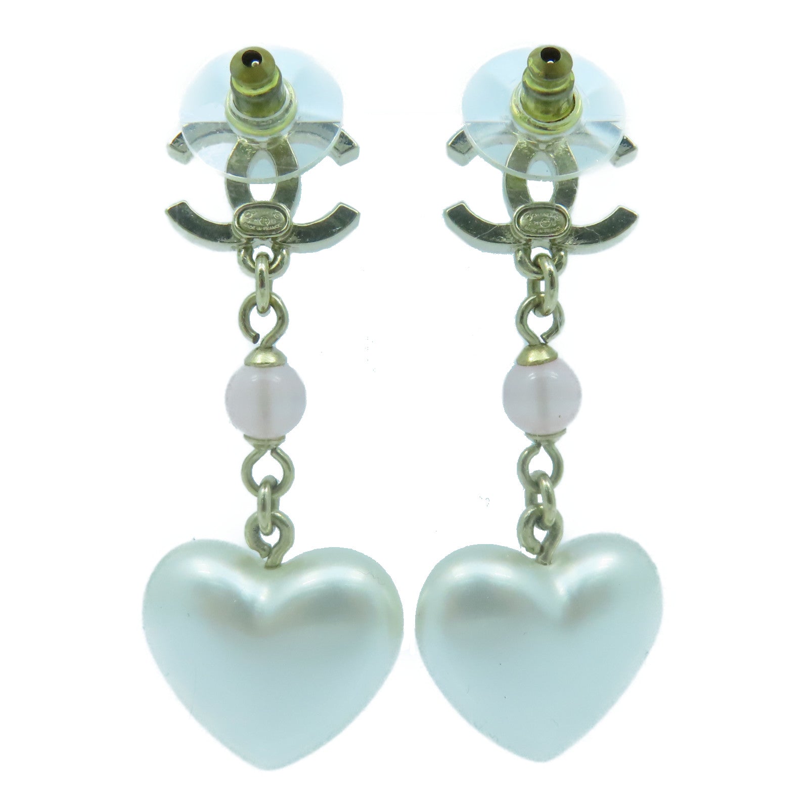 CHANEL 金屬/珍珠Earrings耳環金色/銀色/粉紅色