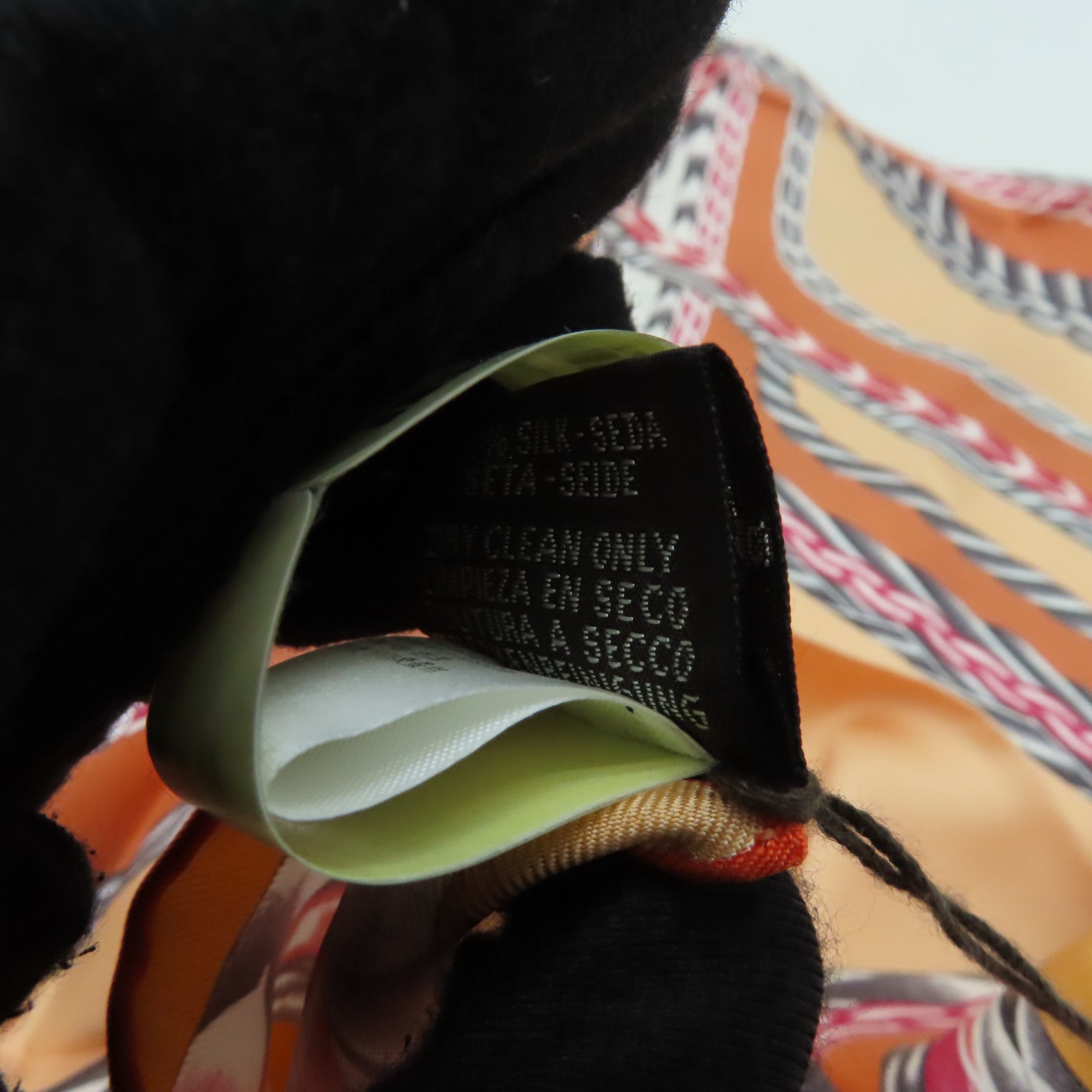 HERMES 絲質Scarf 90x90絲巾橙色