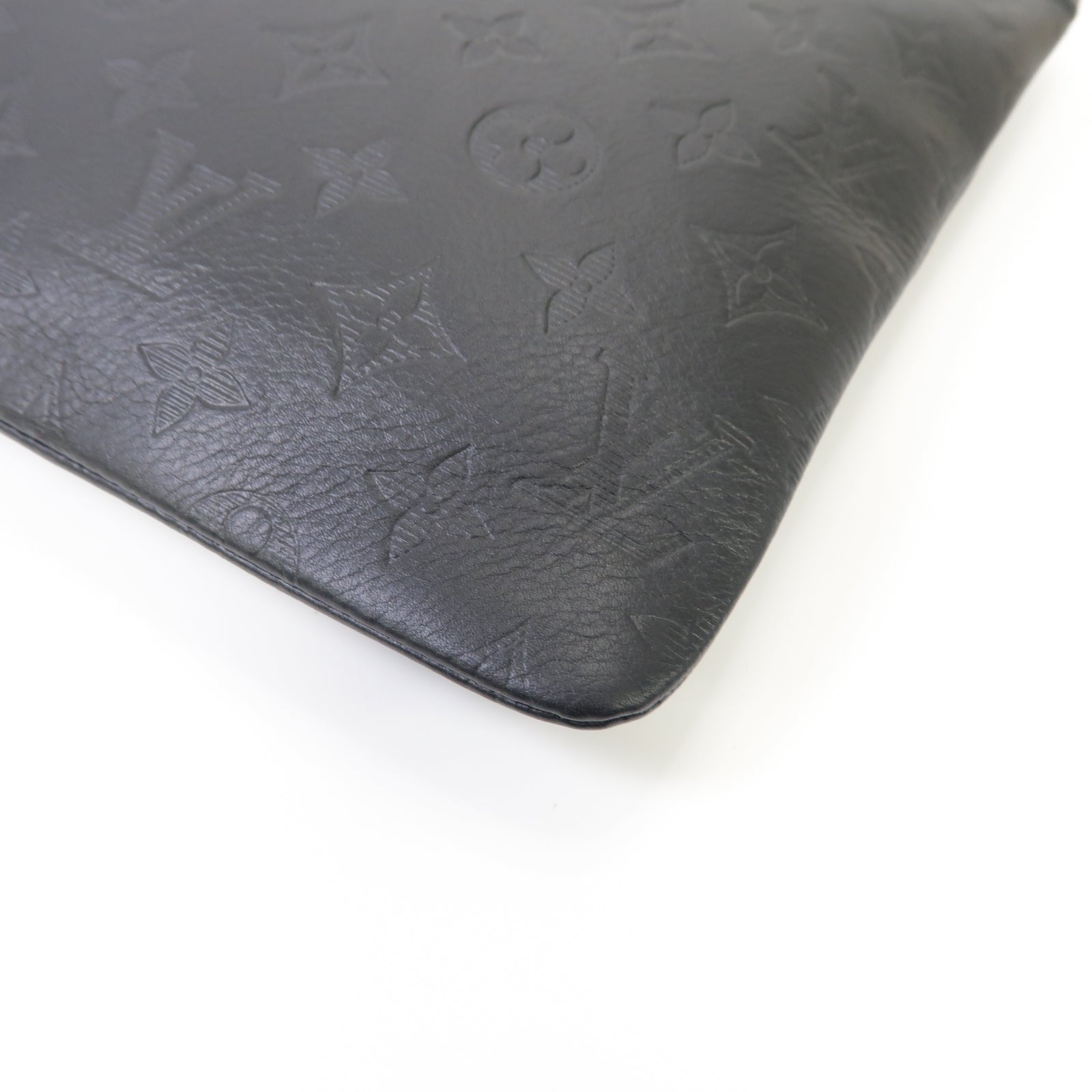 LOUIS VUITTON Monogram Shadow Discovery Pochette手拿包黒色