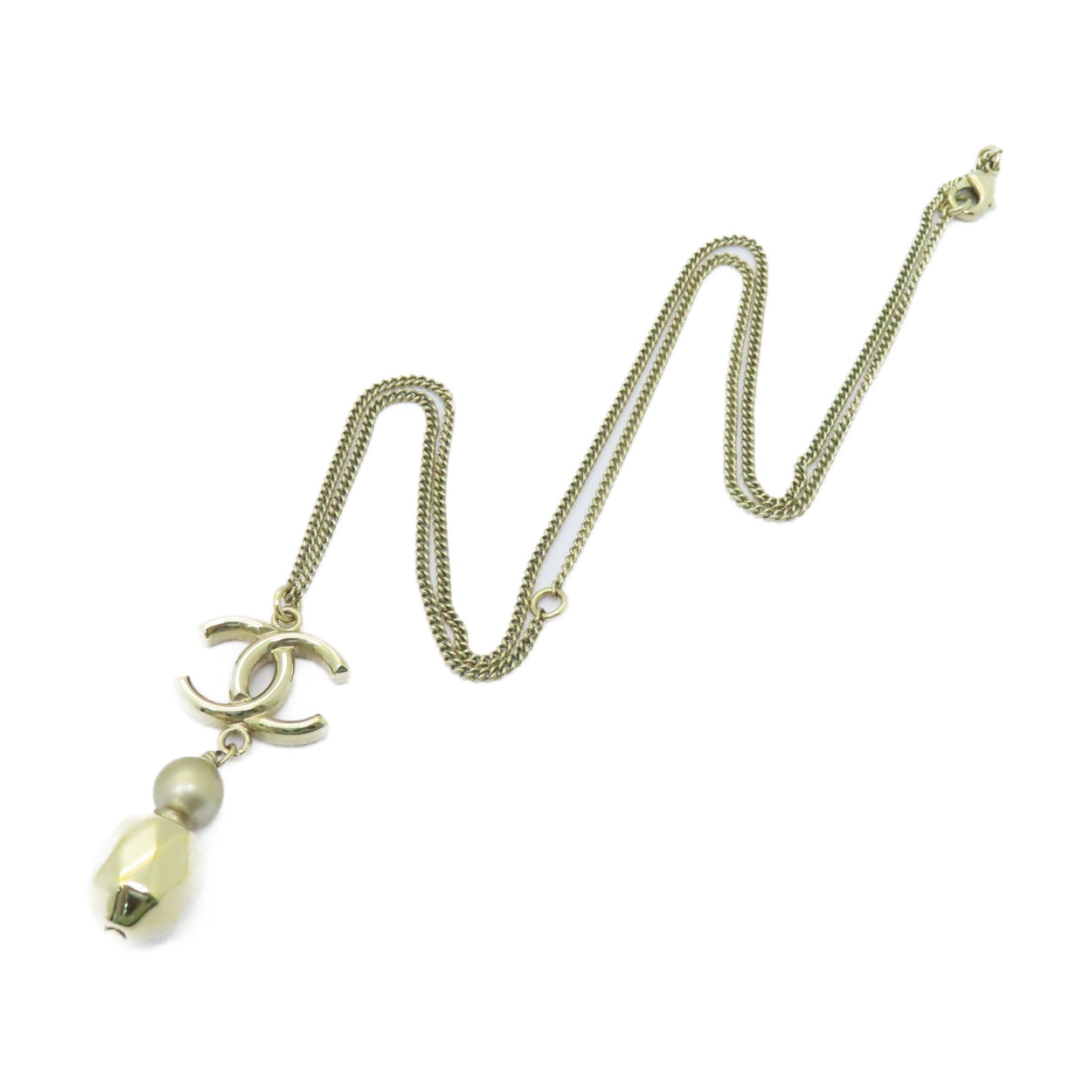 CHANEL 金屬Necklace項鍊金色