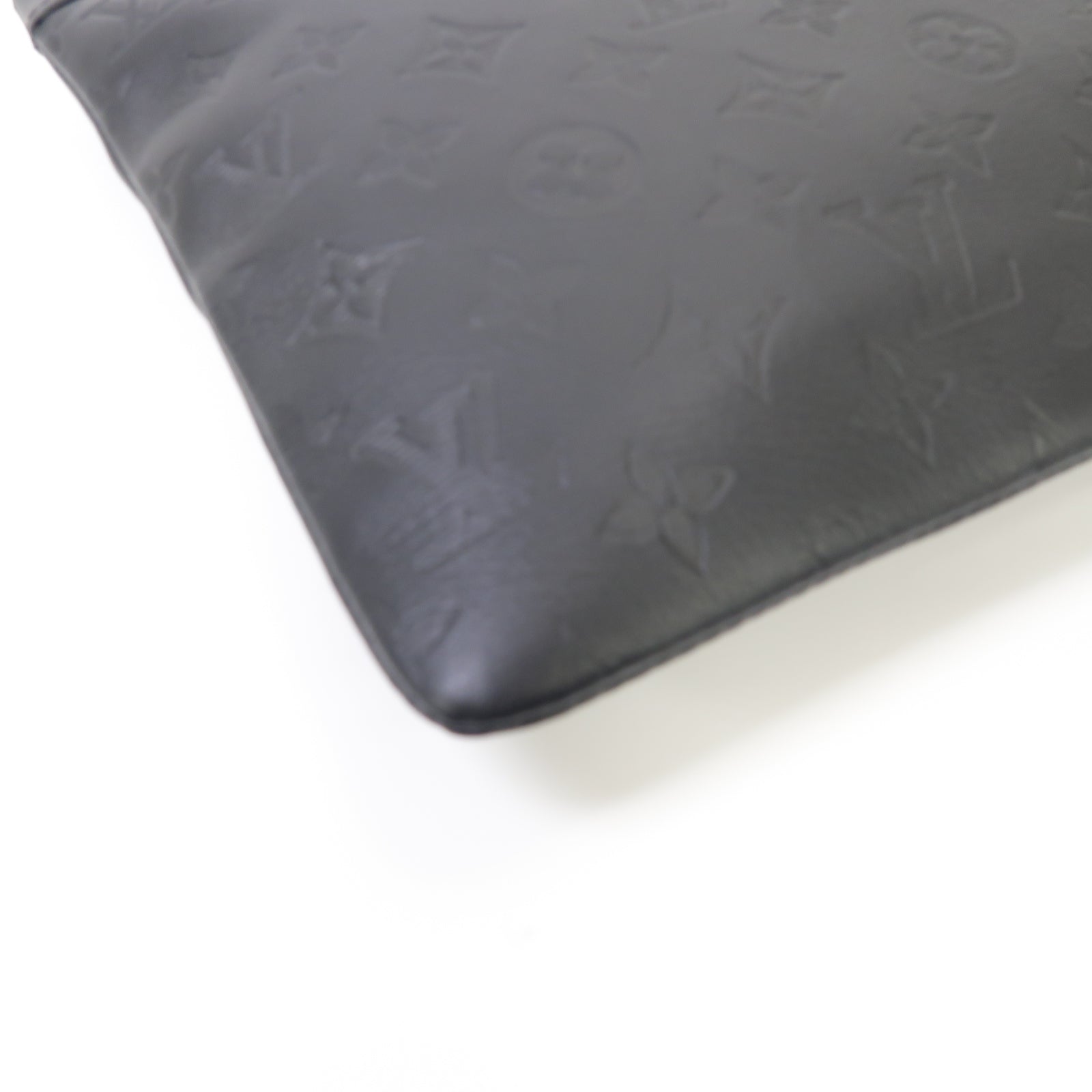 LOUIS VUITTON Monogram Shadow Discovery Pochette手拿包黒色