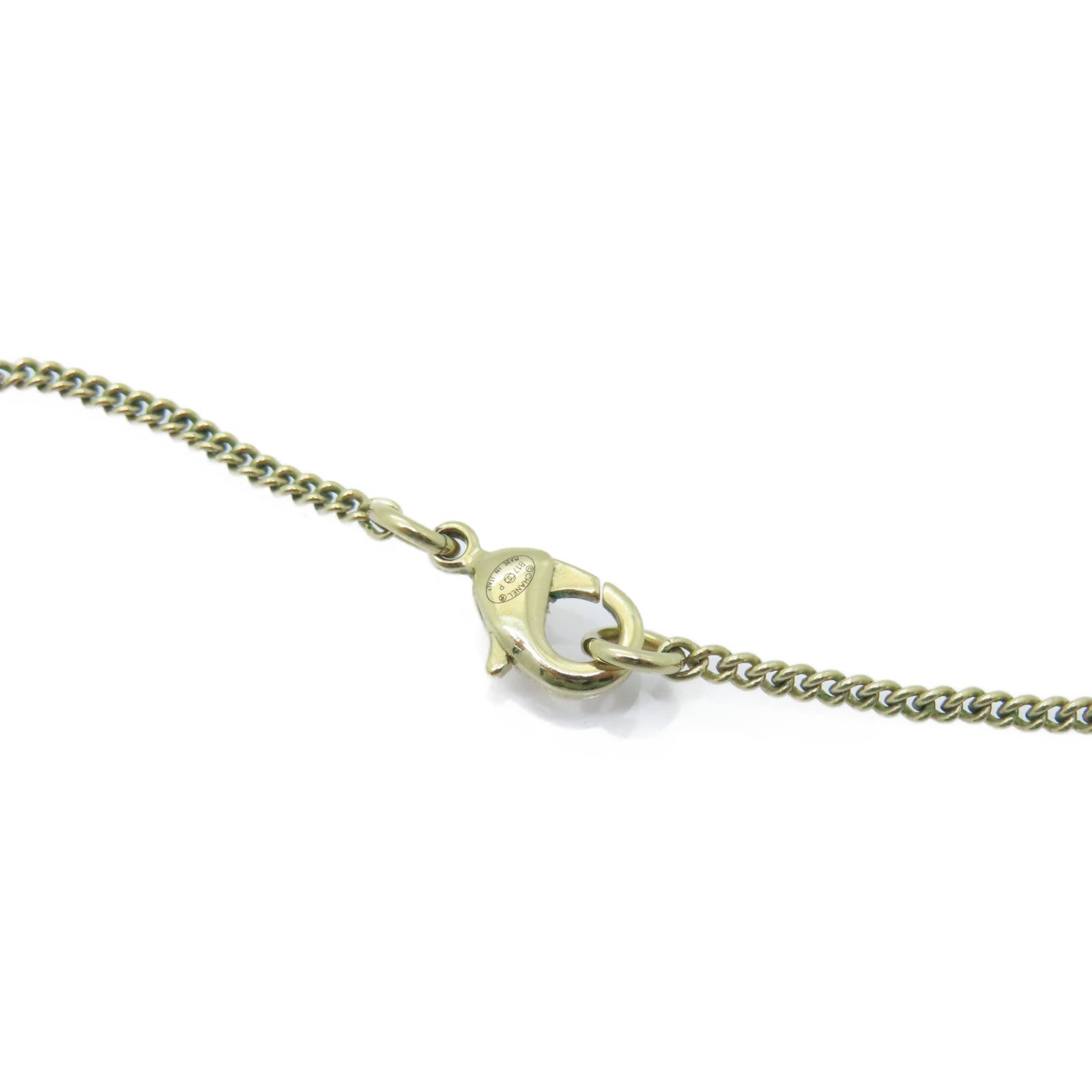 CHANEL 金屬Necklace項鍊金色