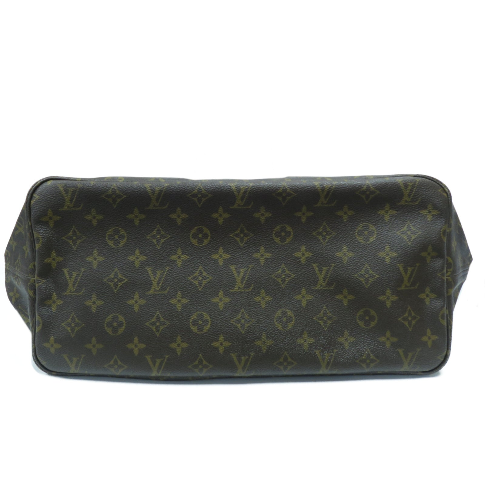 LOUIS VUITTON Monogram Neverfull GM金扣肩背袋啡色