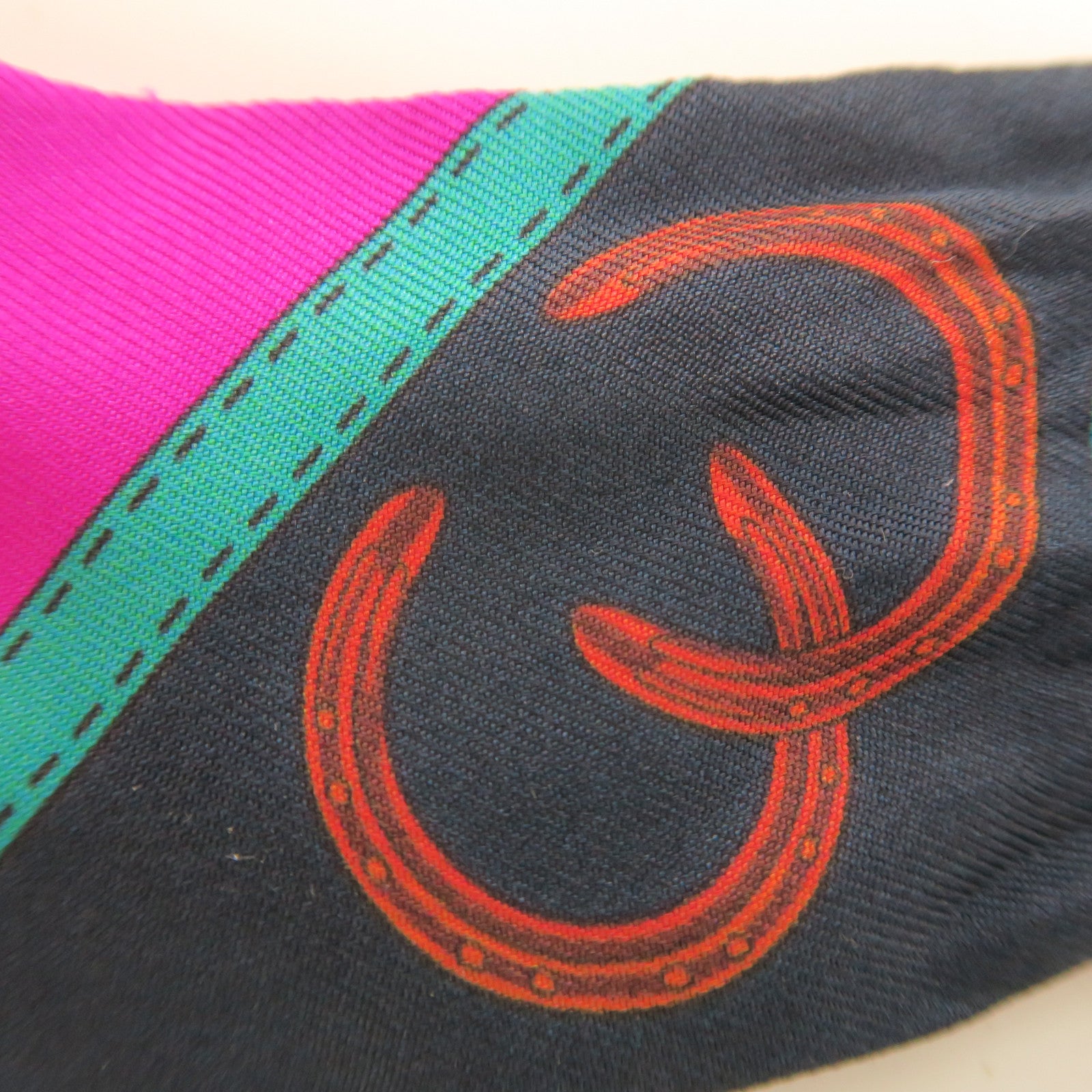 HERMES Silk Twilly Scarf Multicolor