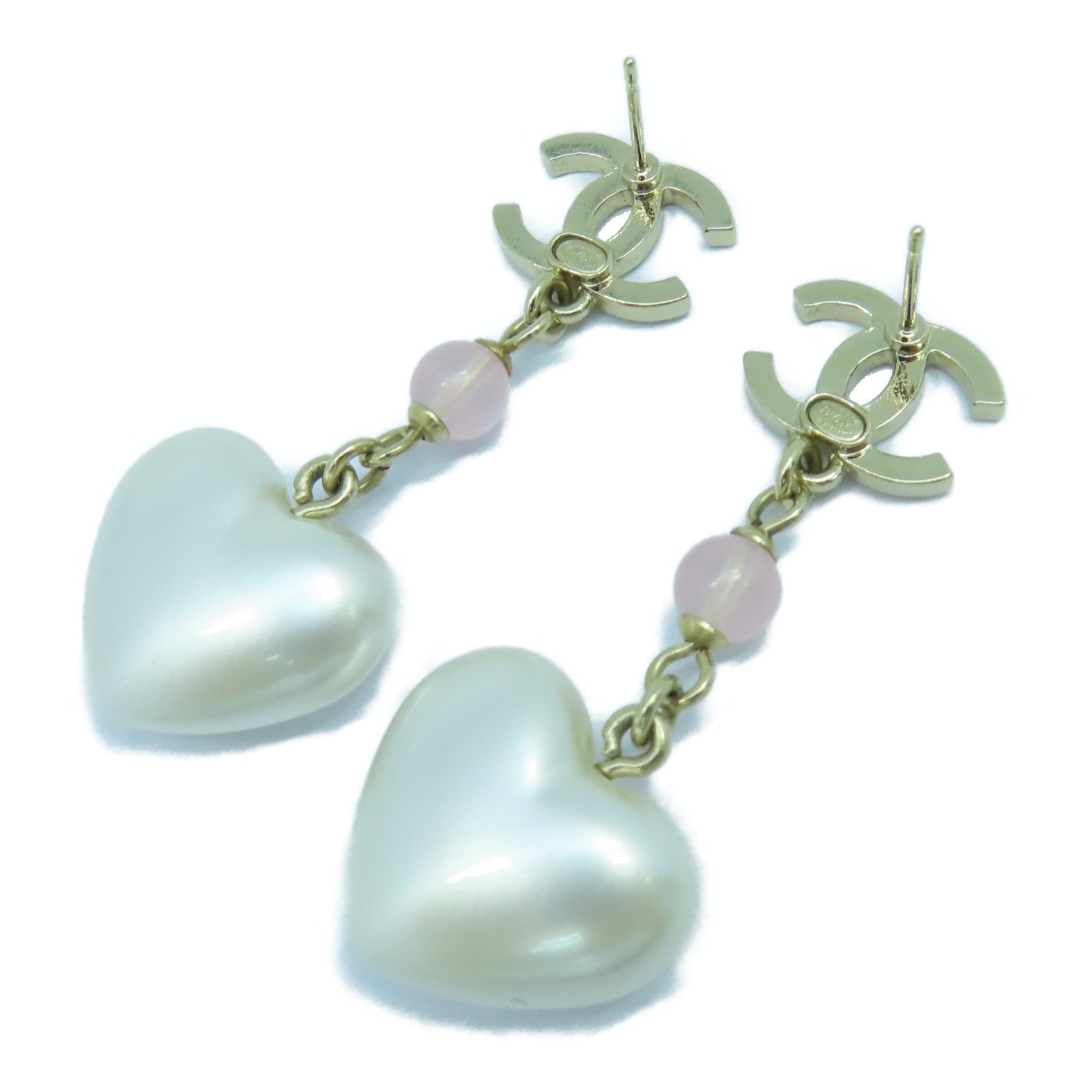 CHANEL 金屬/珍珠Earrings耳環金色/銀色/粉紅色