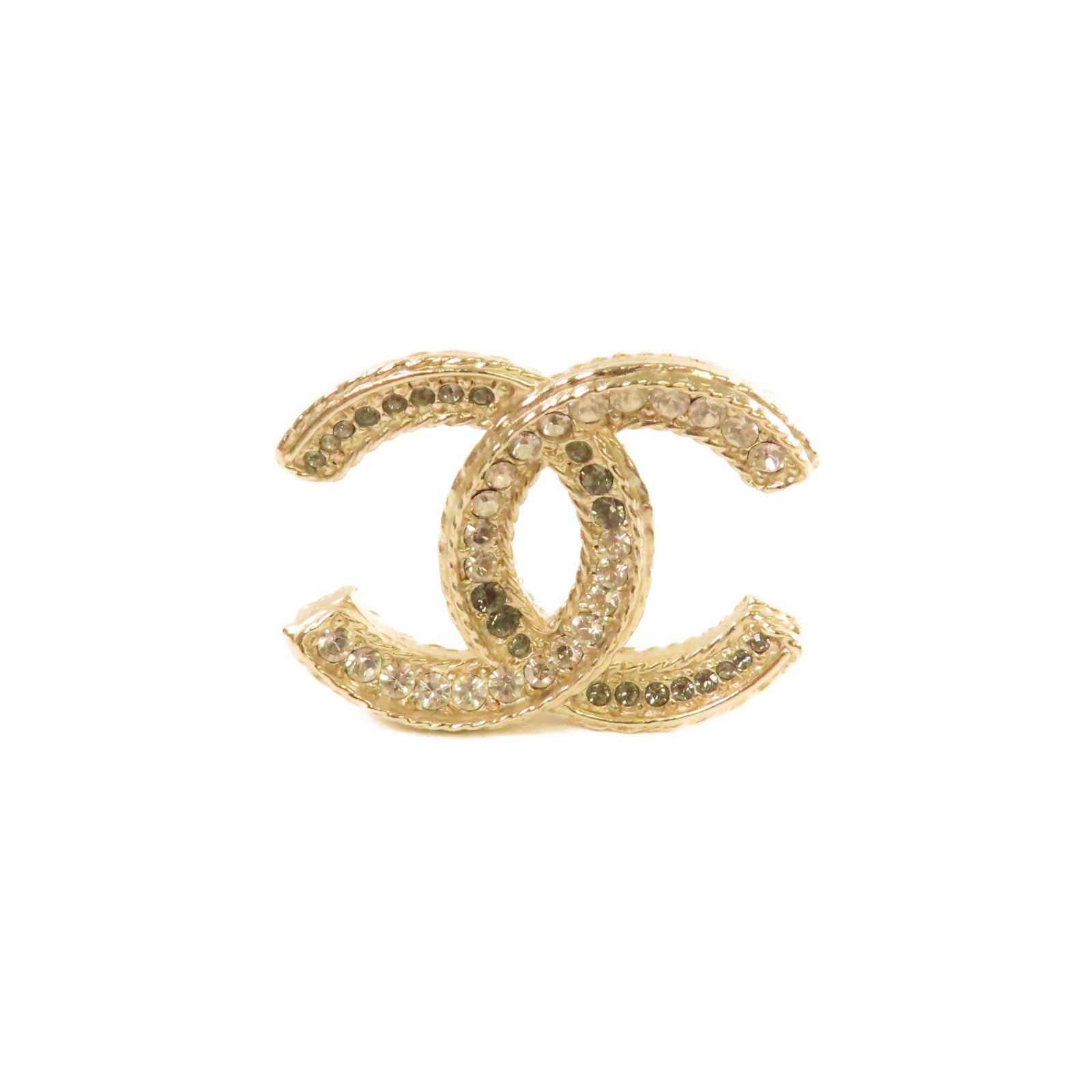 CHANEL 金屬CC Brooch胸針金色