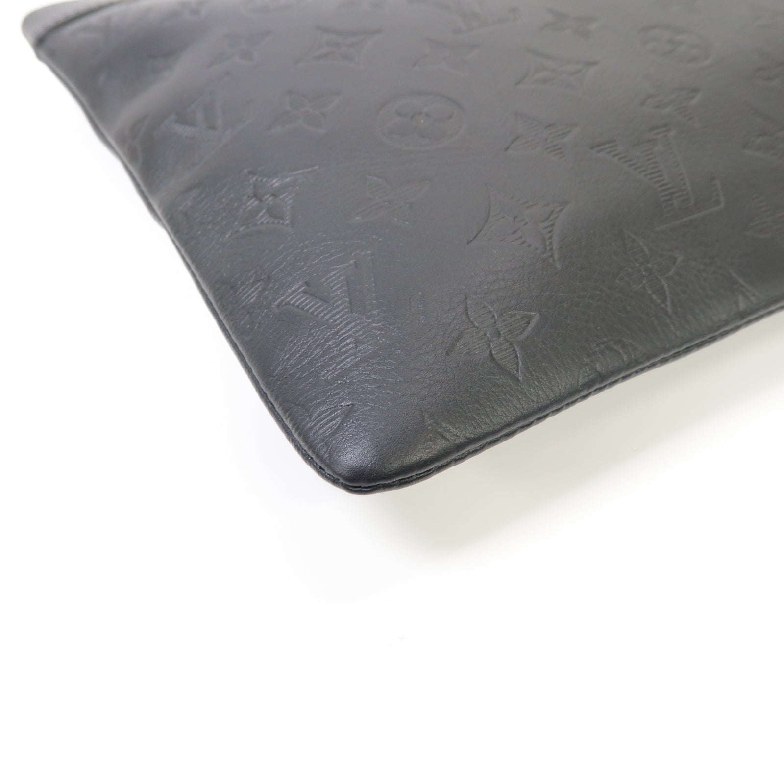 LOUIS VUITTON Monogram Shadow Discovery Pochette手拿包黒色