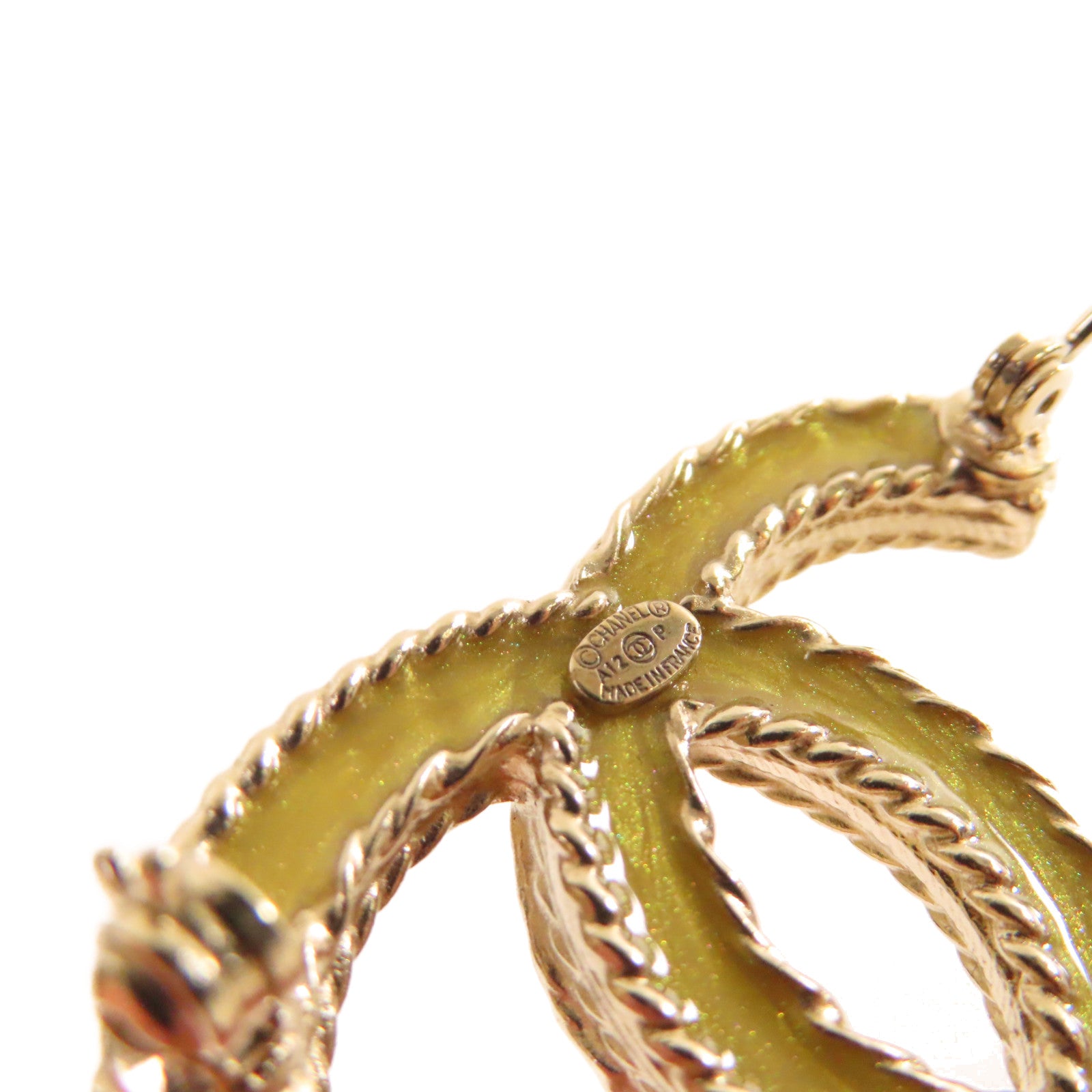 CHANEL 金屬CC Brooch胸針金色