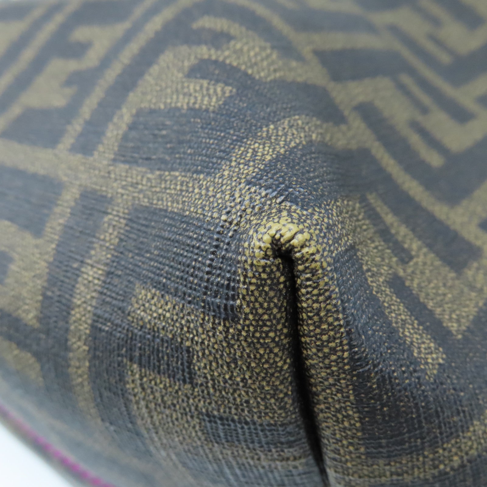 FENDI 塗層帆布Tote Bag肩背袋啡色
