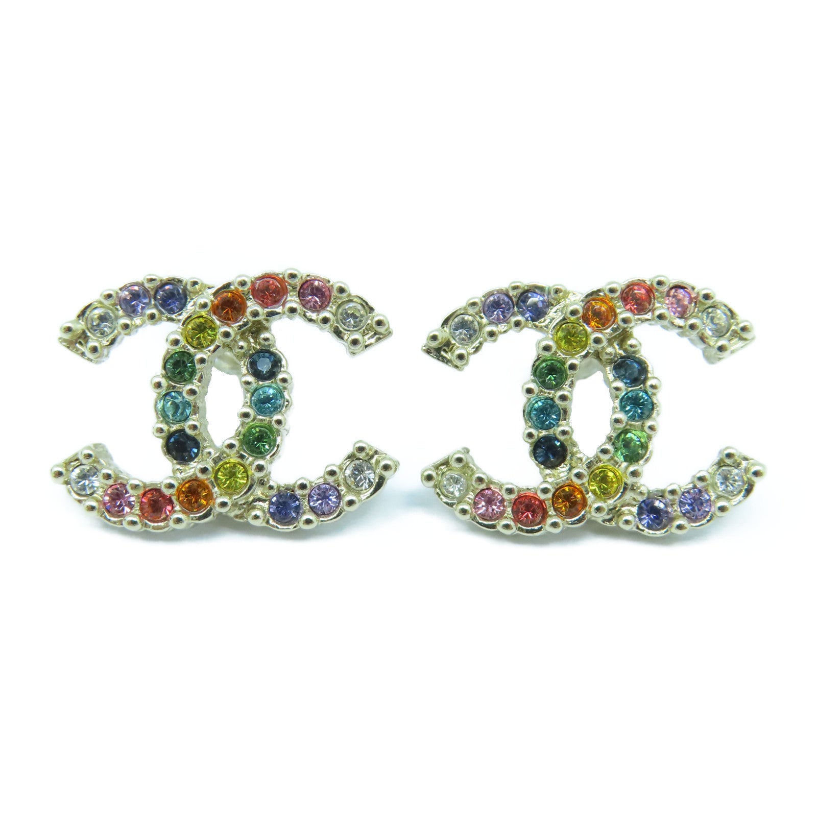 CHANEL 金屬Earrings耳環彩色