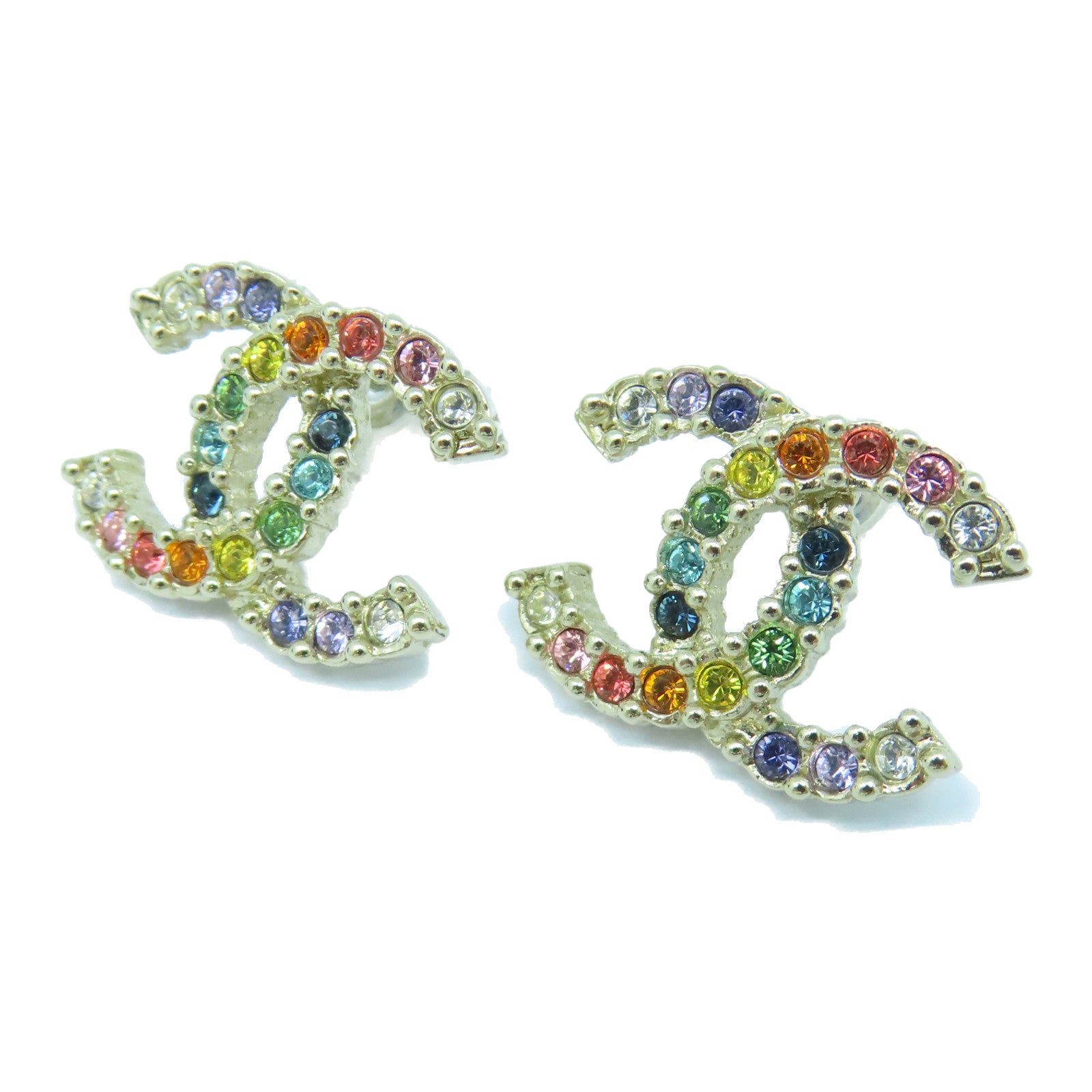 CHANEL 金屬Earrings耳環彩色