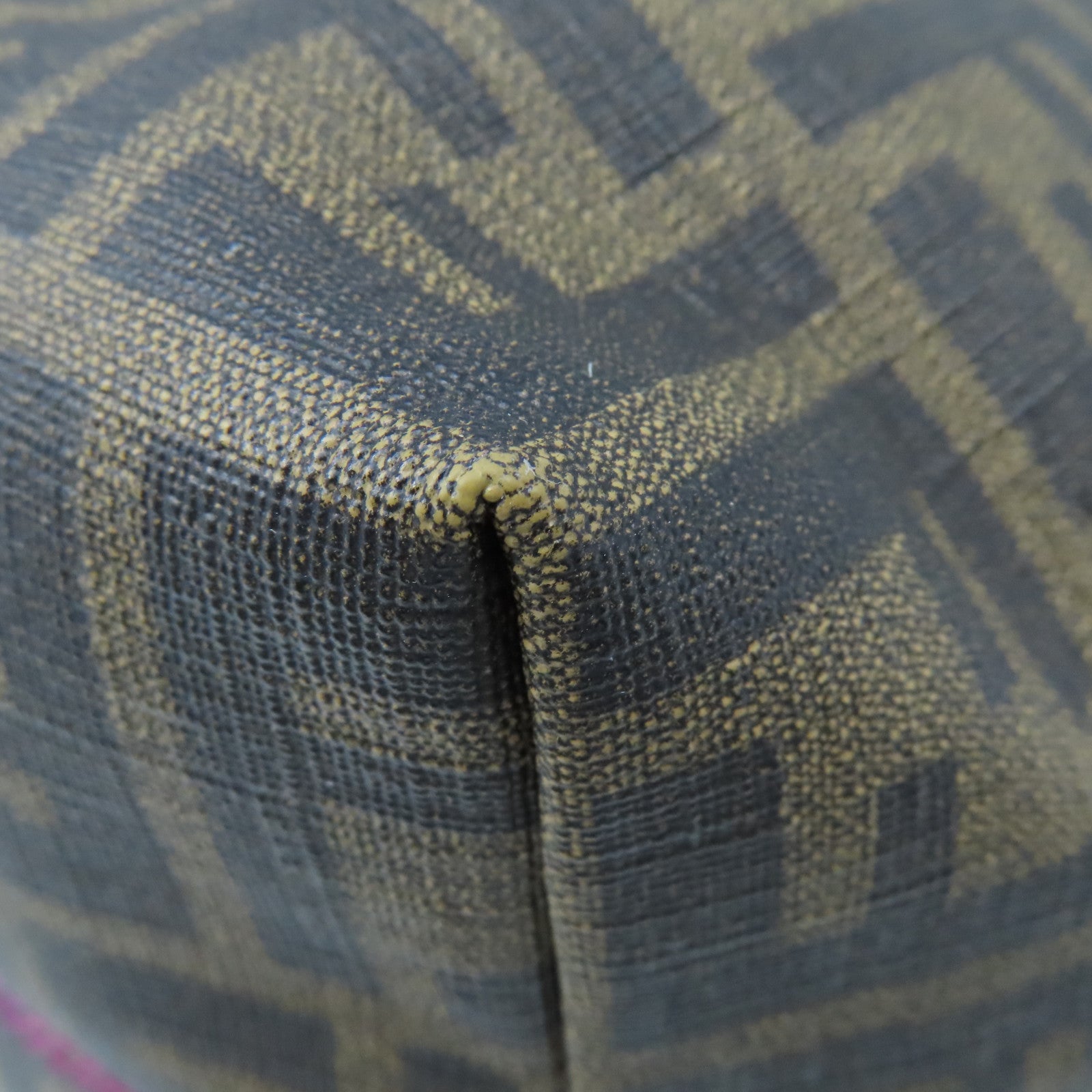 FENDI 塗層帆布Tote Bag肩背袋啡色
