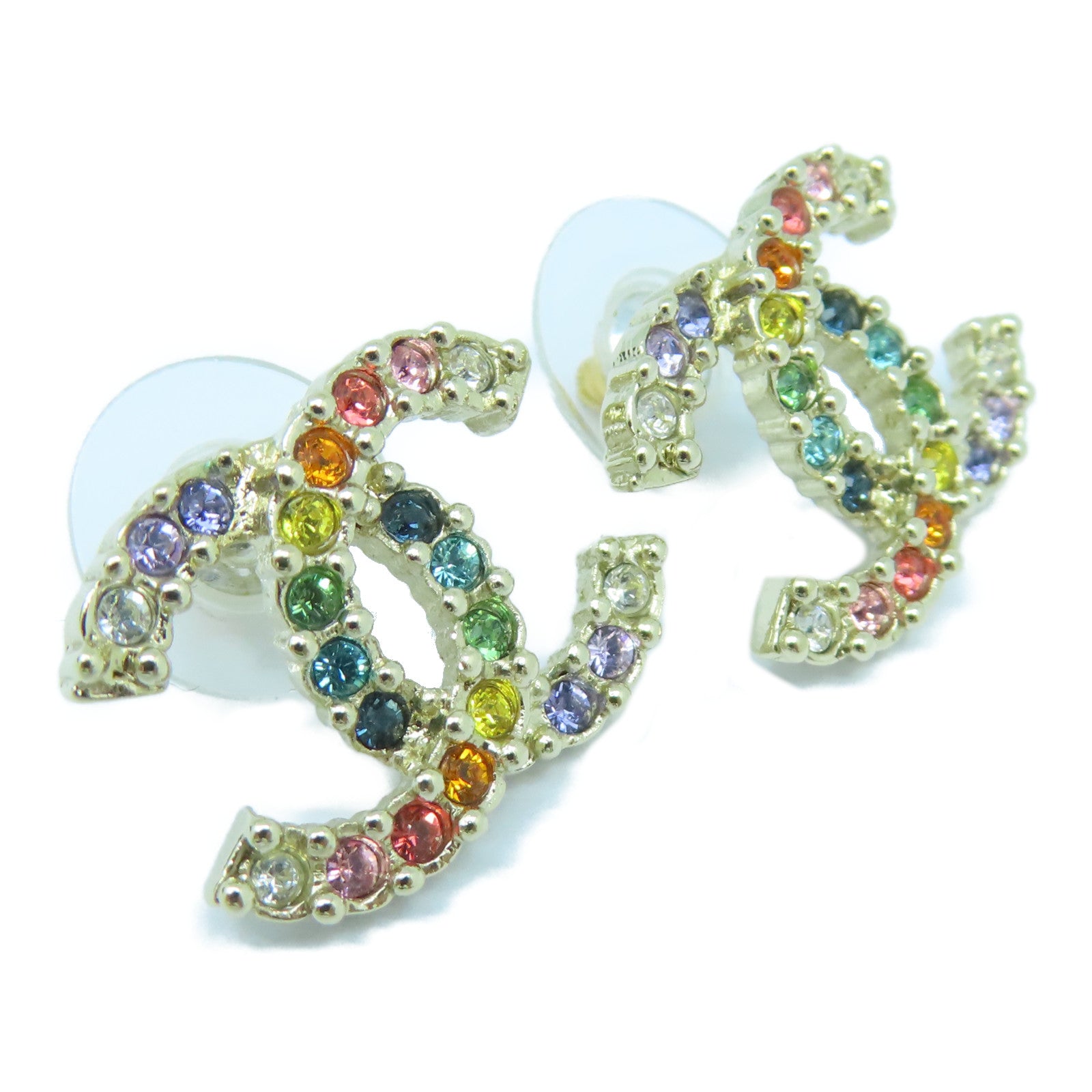 CHANEL 金屬Earrings耳環彩色