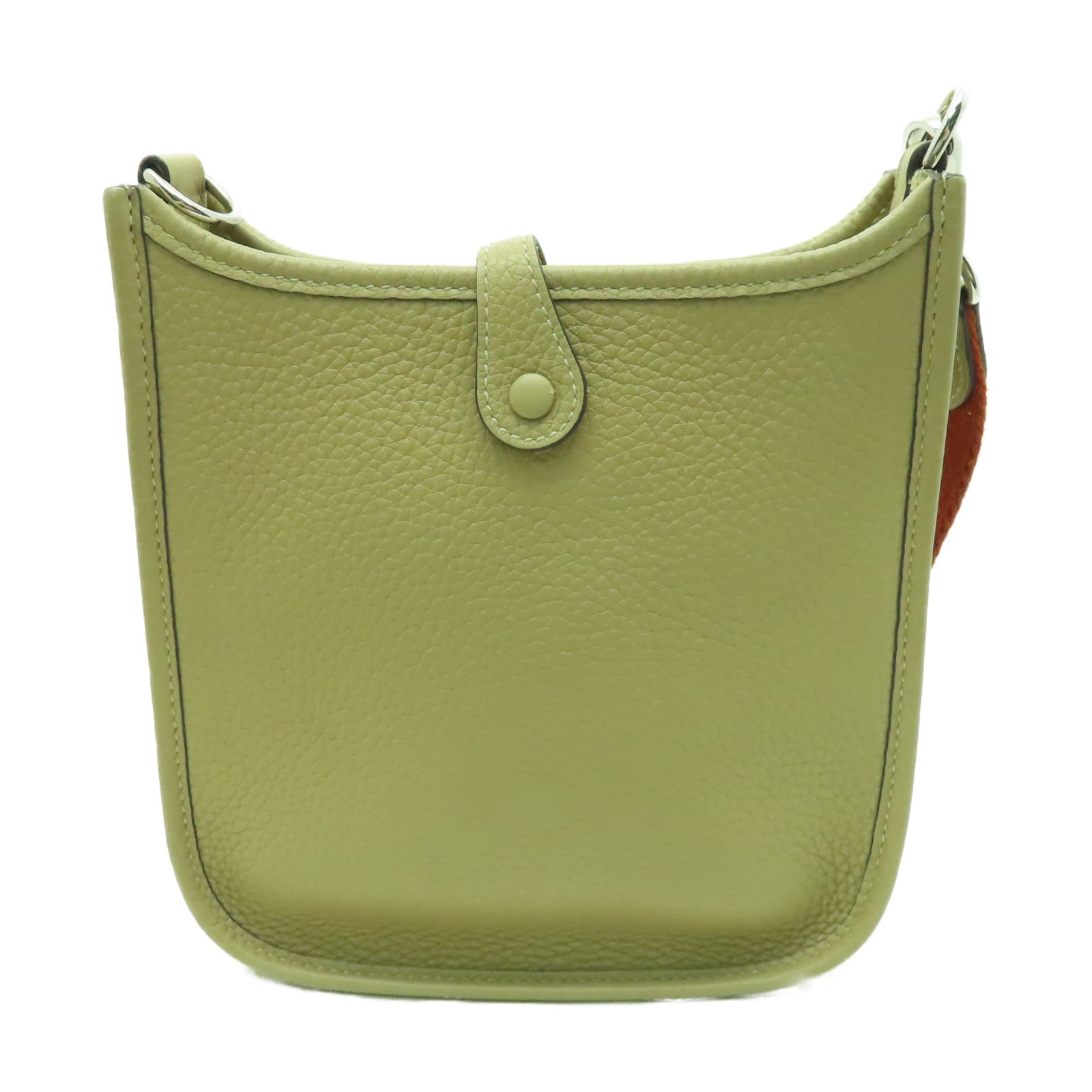 HERMES Clemence皮革Evelyne TPM肩背袋米色