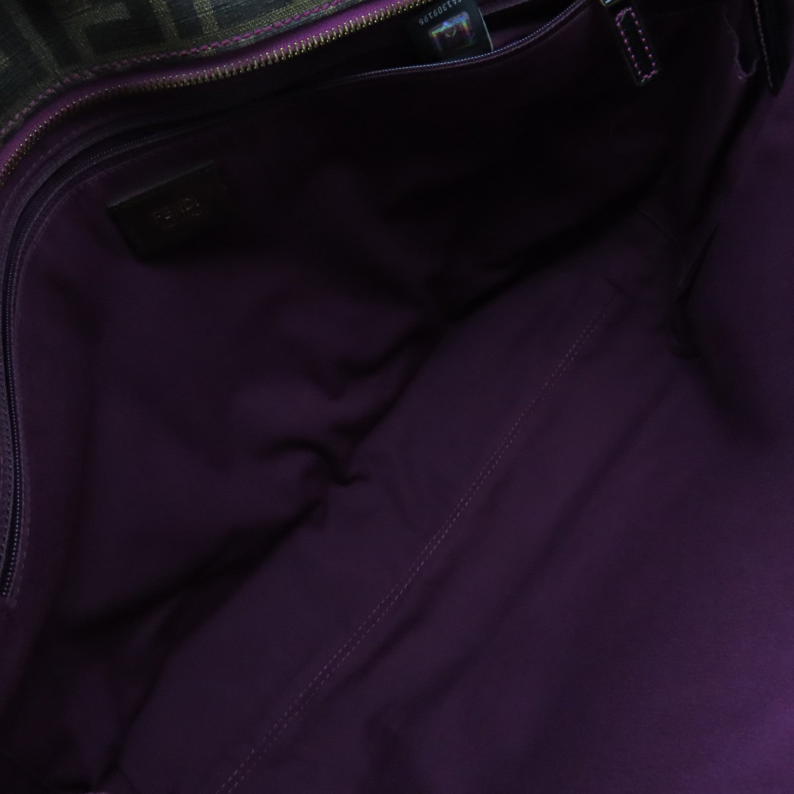 FENDI 塗層帆布Tote Bag肩背袋啡色