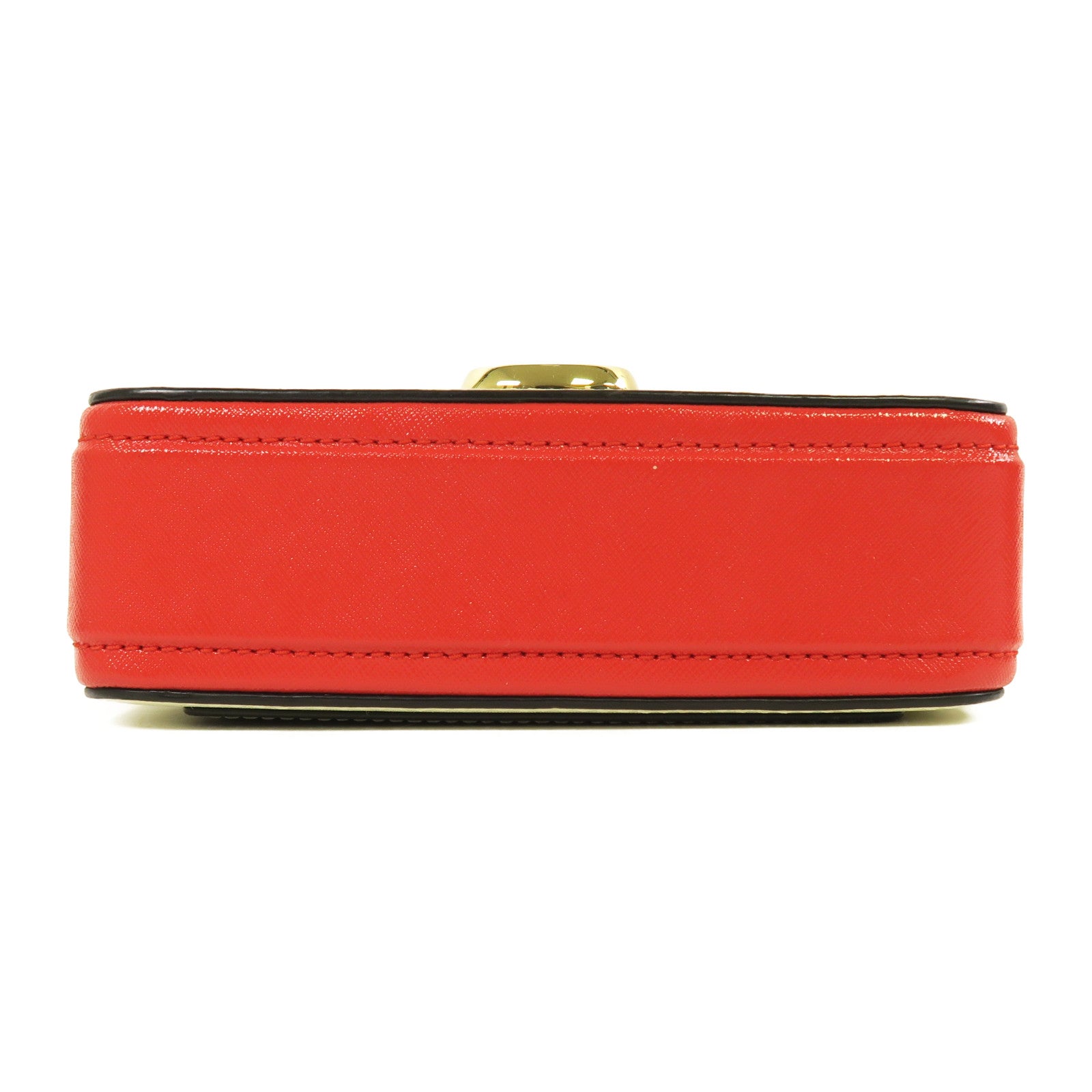 MARC JACOBS 牛皮皮革Shoulder Bag金扣肩背袋白色/藍色/紅色