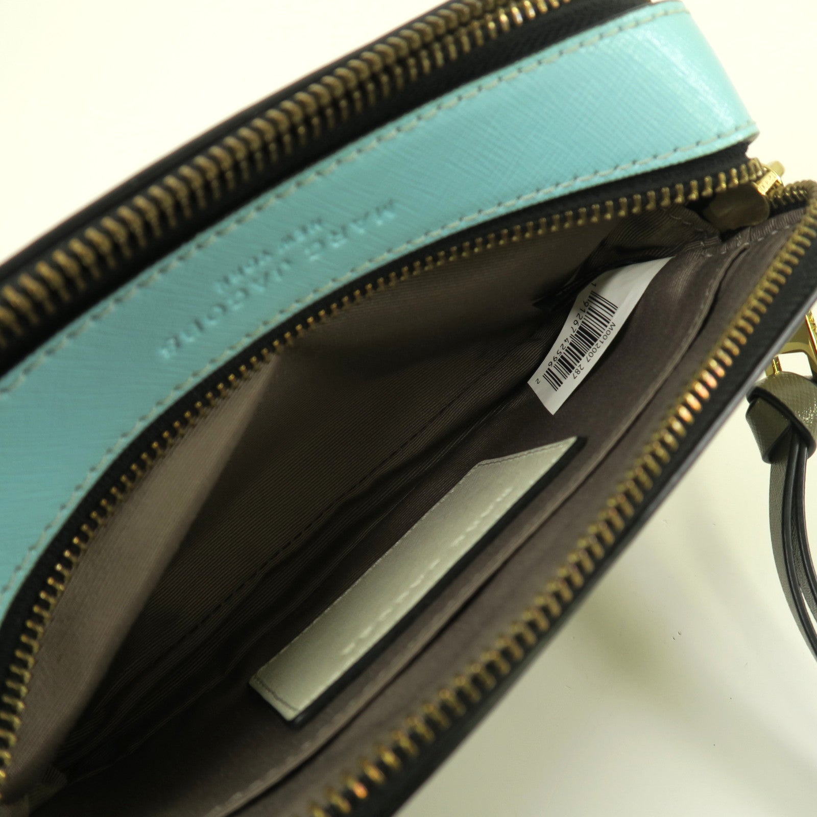 MARC JACOBS 牛皮皮革Shoulder Bag金扣肩背袋白色/藍色/紅色