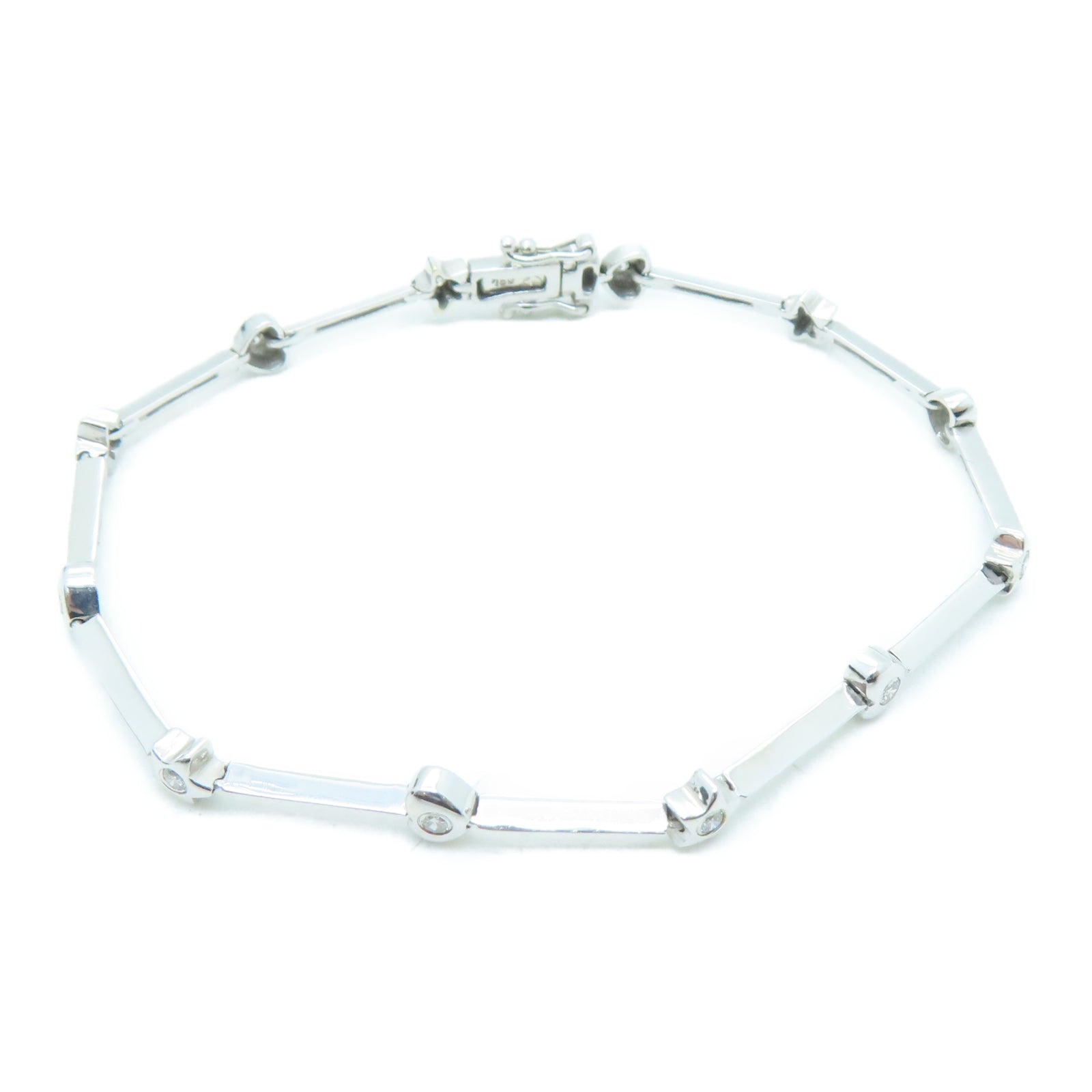 JEWELRY 18K白金Diamond Bracelet鑽石手環
