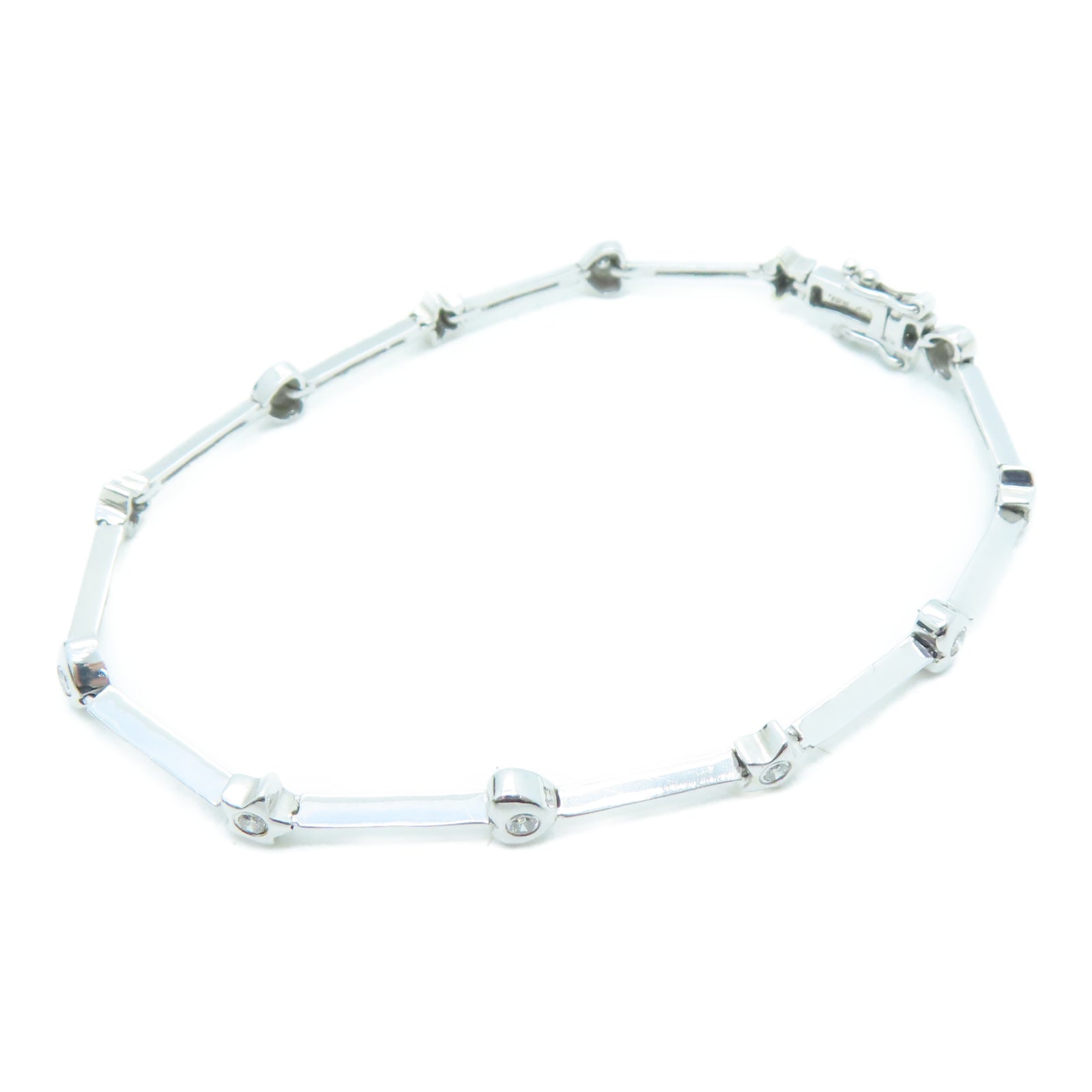 JEWELRY 18K白金Diamond Bracelet鑽石手環