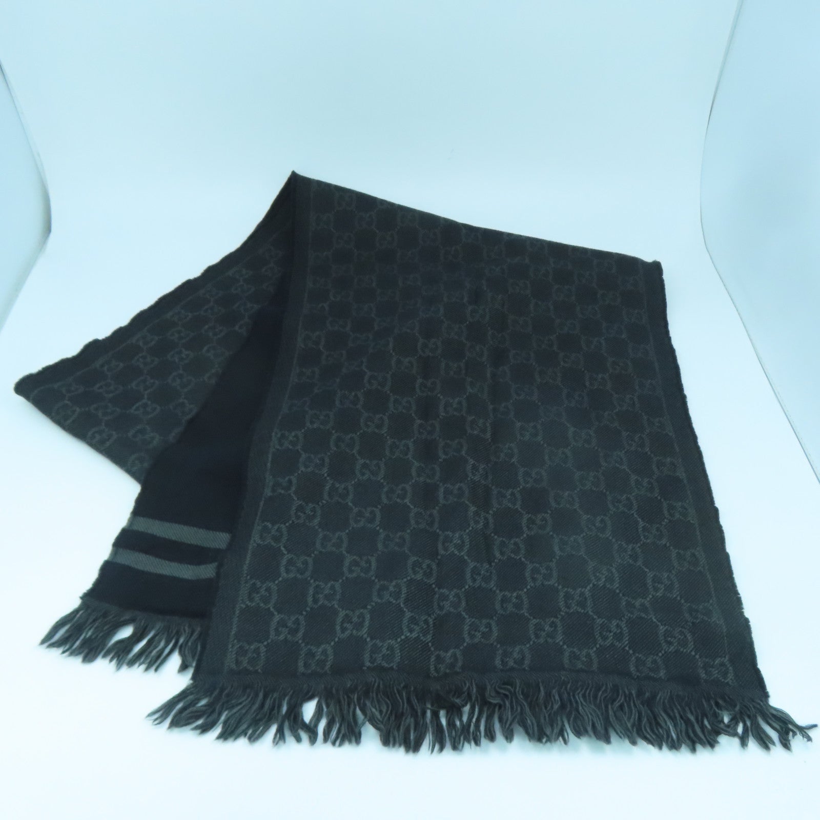 GUCCI Wool Scarf Scarf Black – Brand Off Hong Kong Online Store