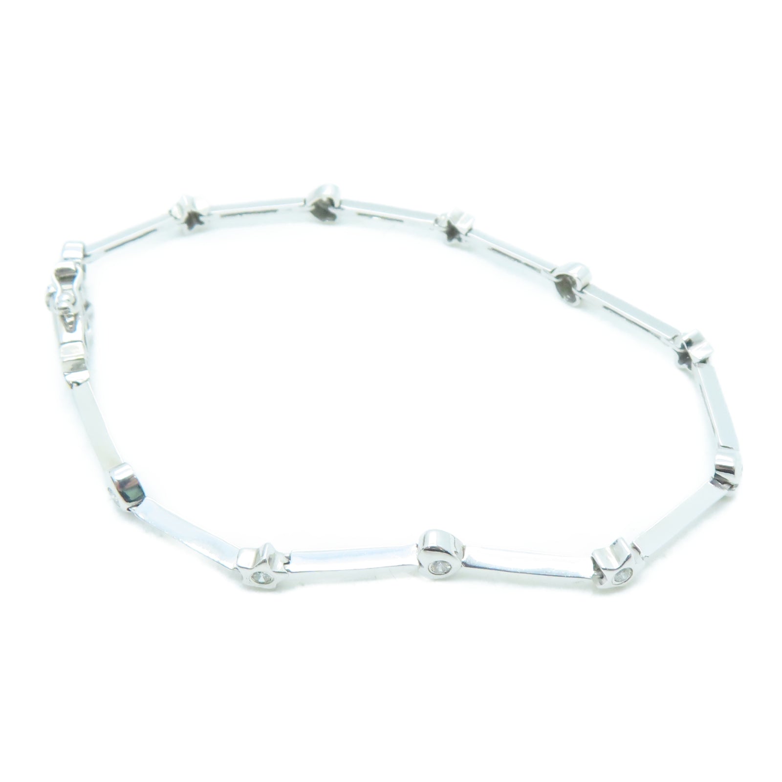 JEWELRY 18K白金Diamond Bracelet鑽石手環