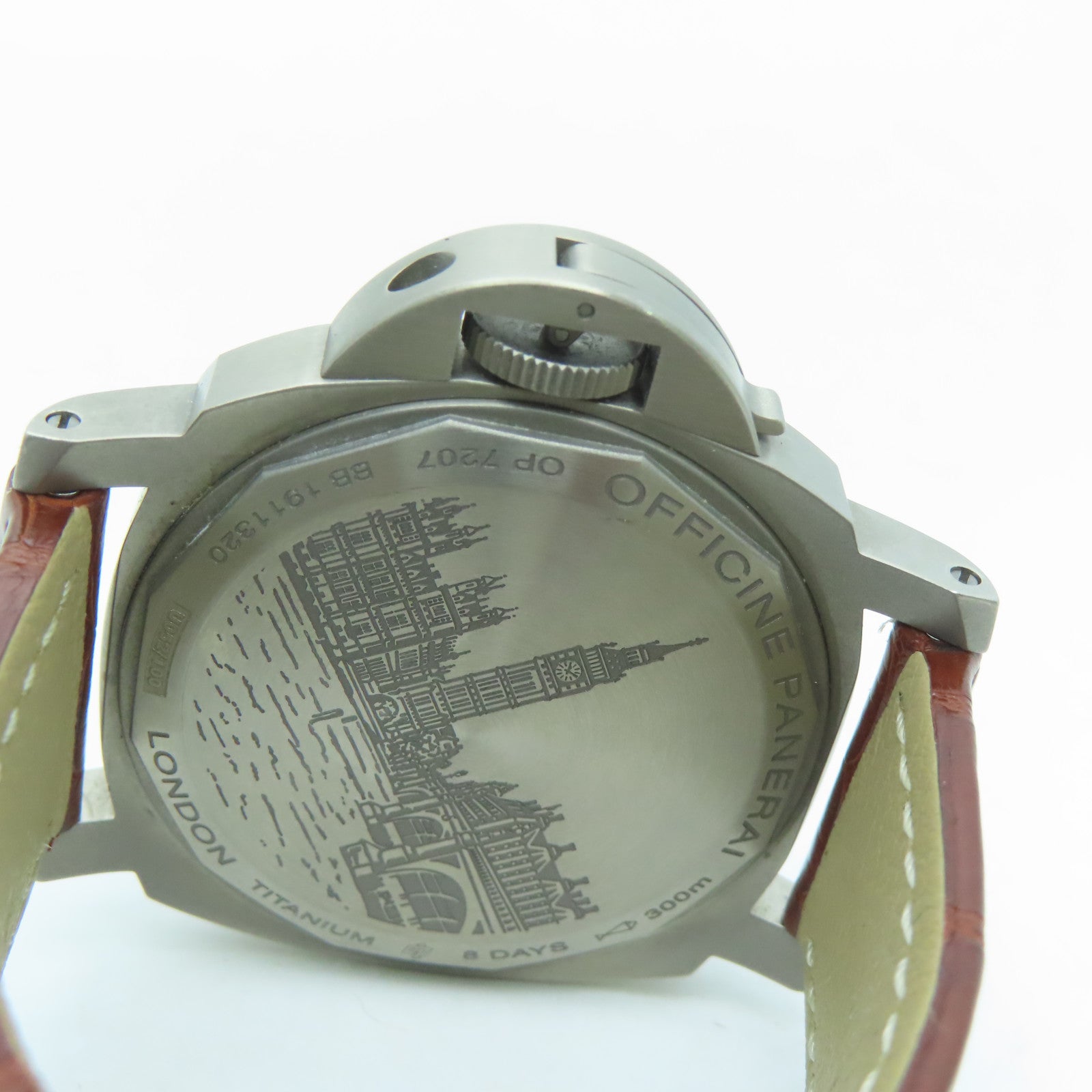 PANERAI Luminor Marina鳄鱼皮革带/不锈钢手表自动机芯黑色