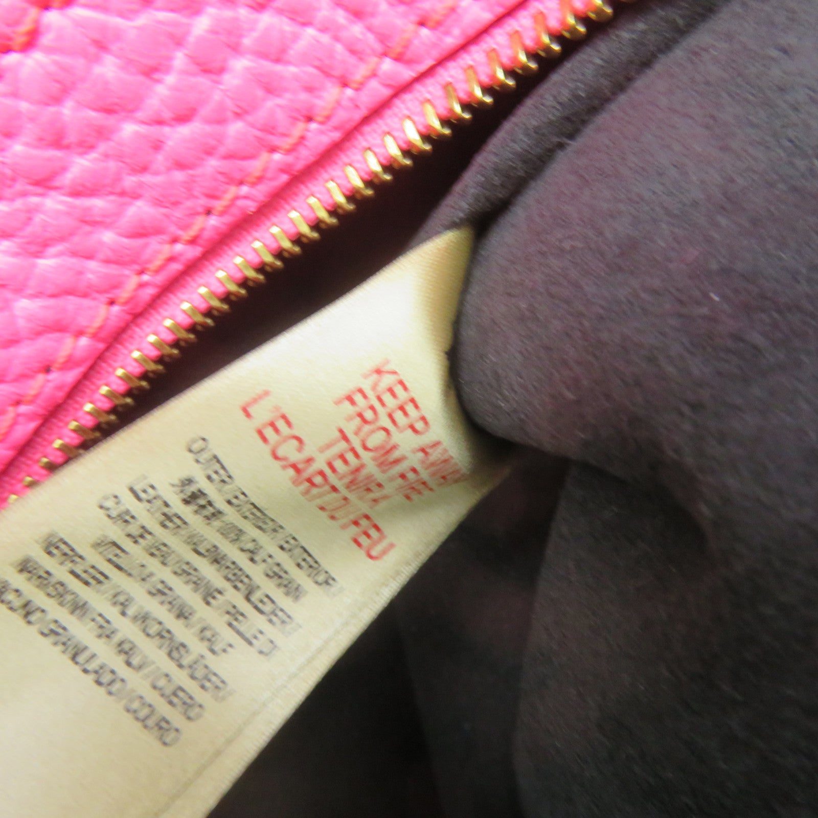 BURBERRY牛皮皮革Tote Bag肩背袋亮粉色
