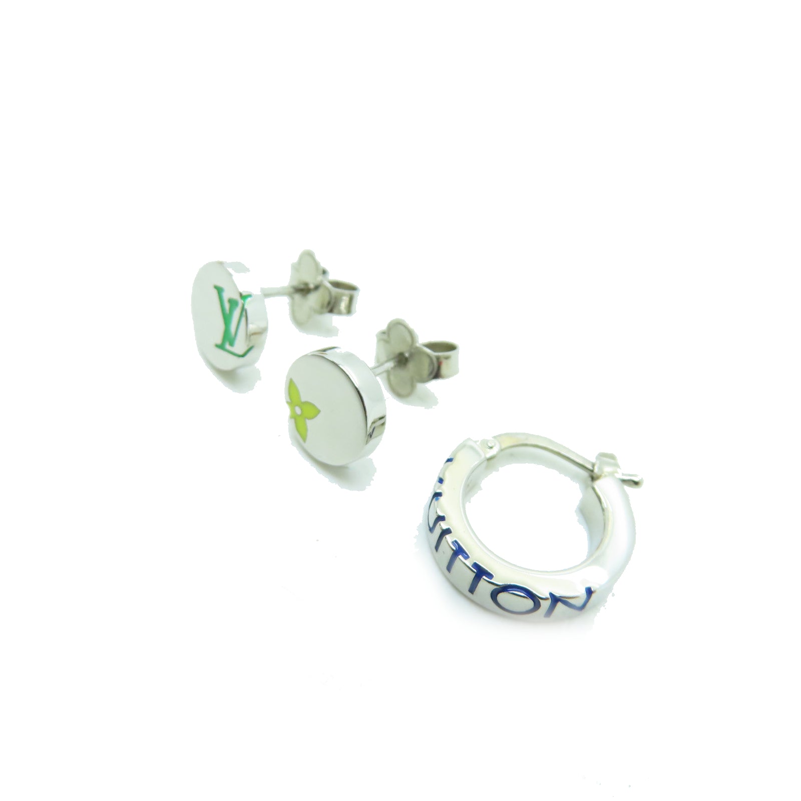 LOUIS VUITTON 金屬Earrings耳環銀色