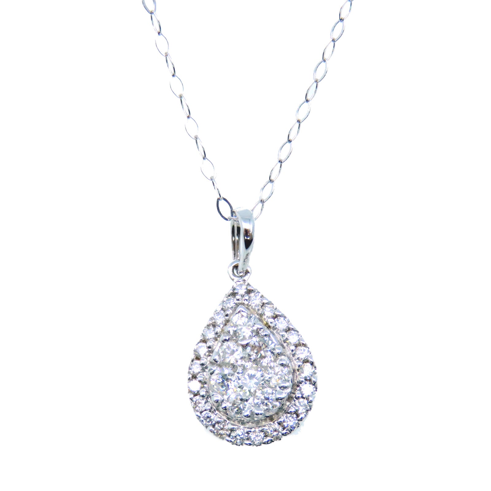 JEWELRY 18K白金/0.55ct鑽石Diamond Necklace項鏈