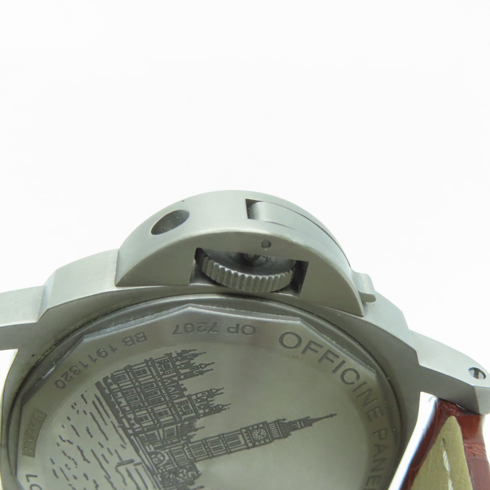 PANERAI Luminor Marina鳄鱼皮革带/不锈钢手表自动机芯黑色